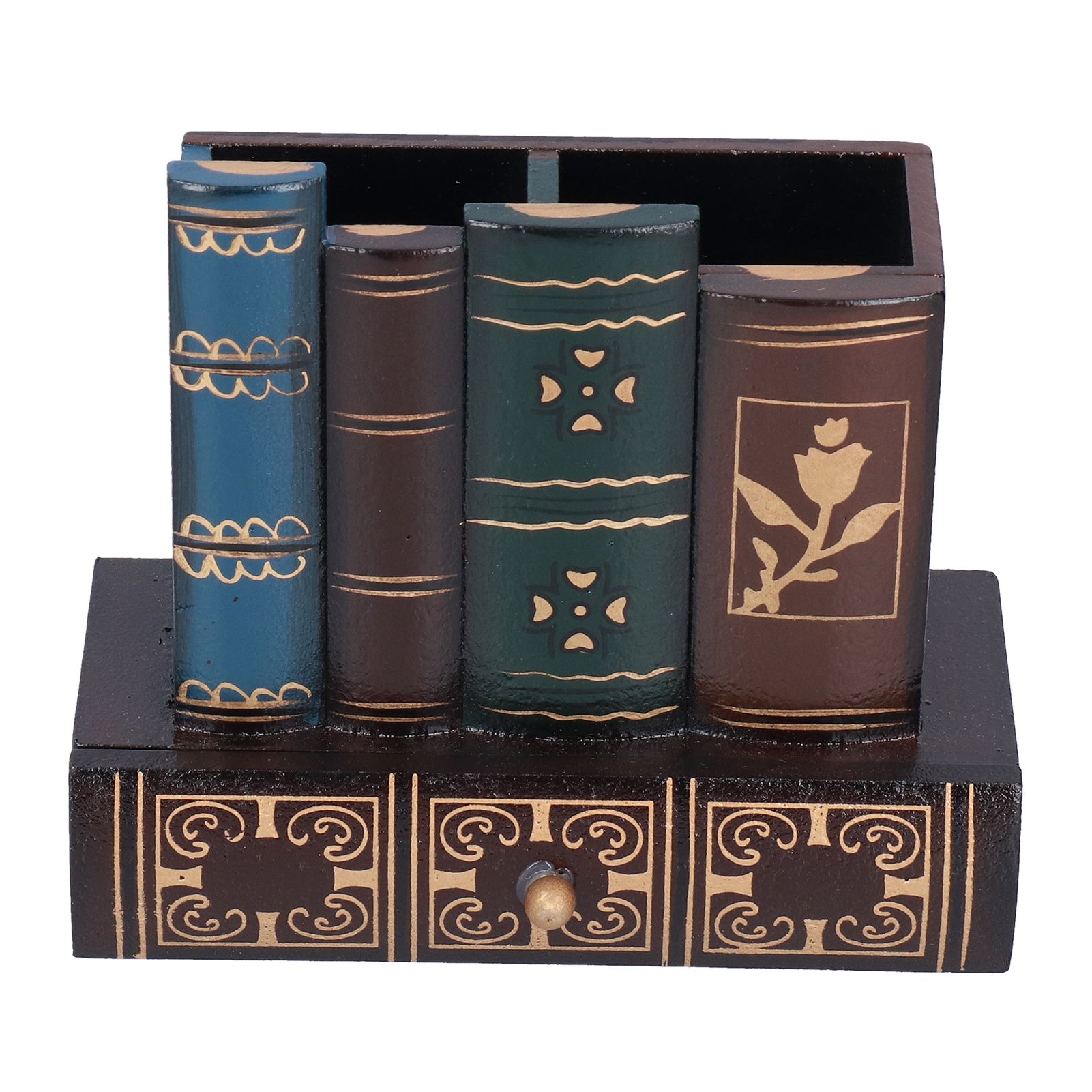 Retro Style Pencil Holder Pen Cup Desktop Storage Organizer Decoration for