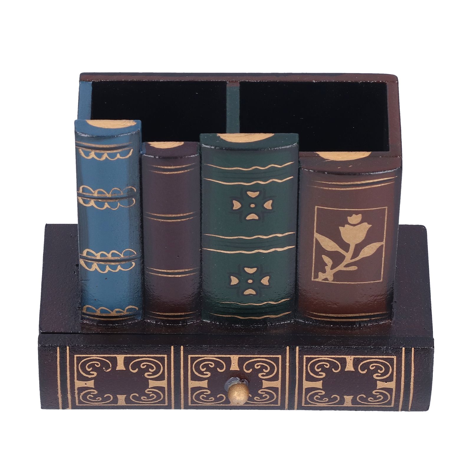 Retro Style Pencil Holder Pen Cup Desktop Storage Organizer Decoration for view 5