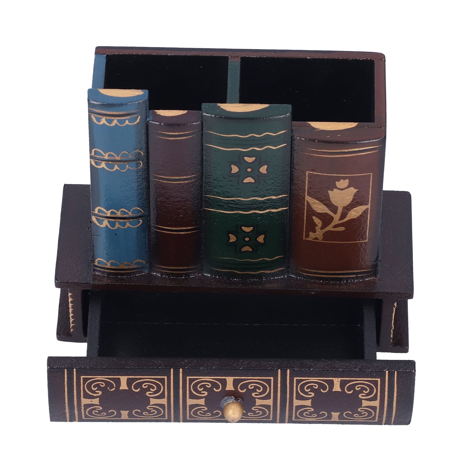 Retro Style Pencil Holder Pen Cup Desktop Storage Organizer Decoration for view 9