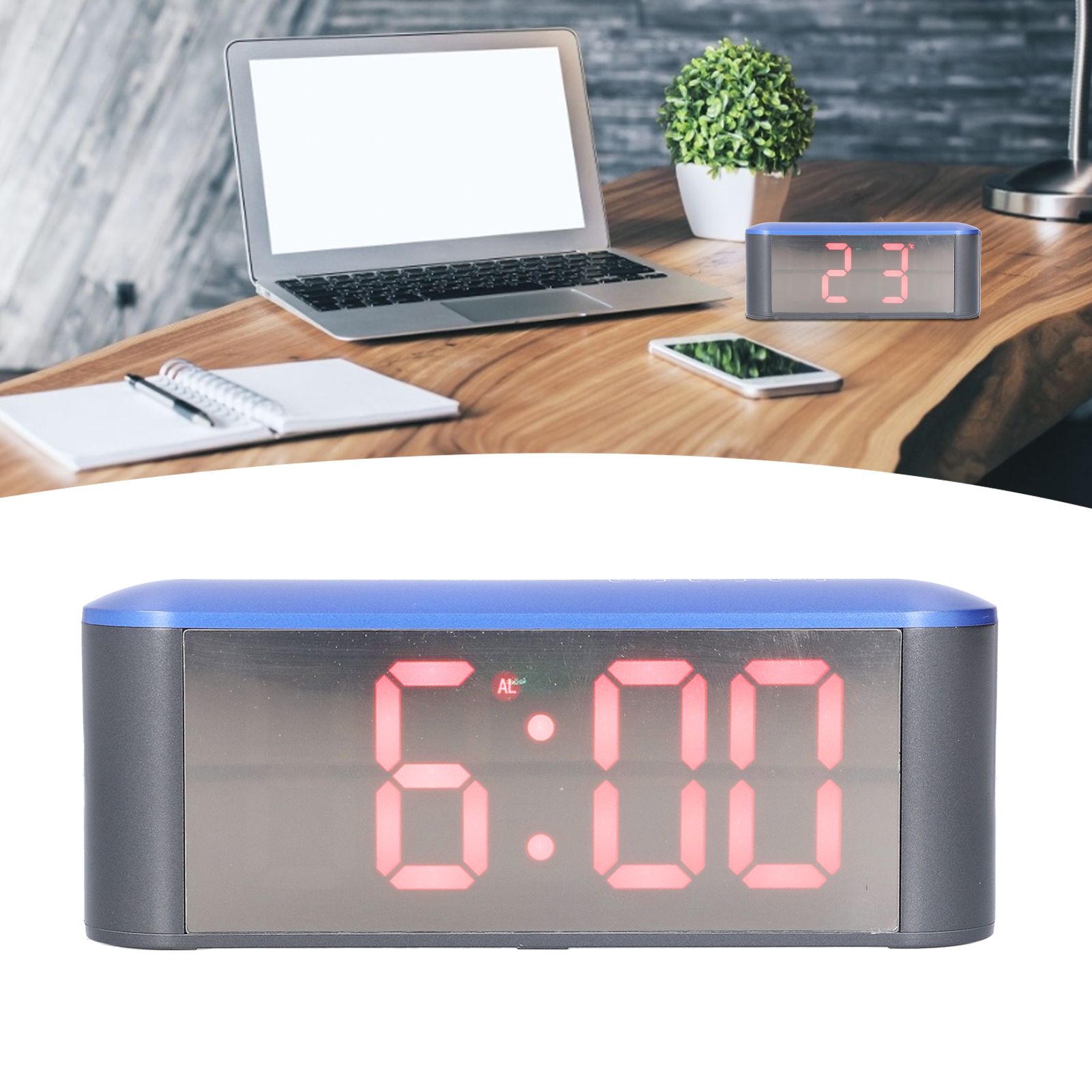 Digital Alarm Clock Stylish Exquisite LED Large Display Electronic Household view 11