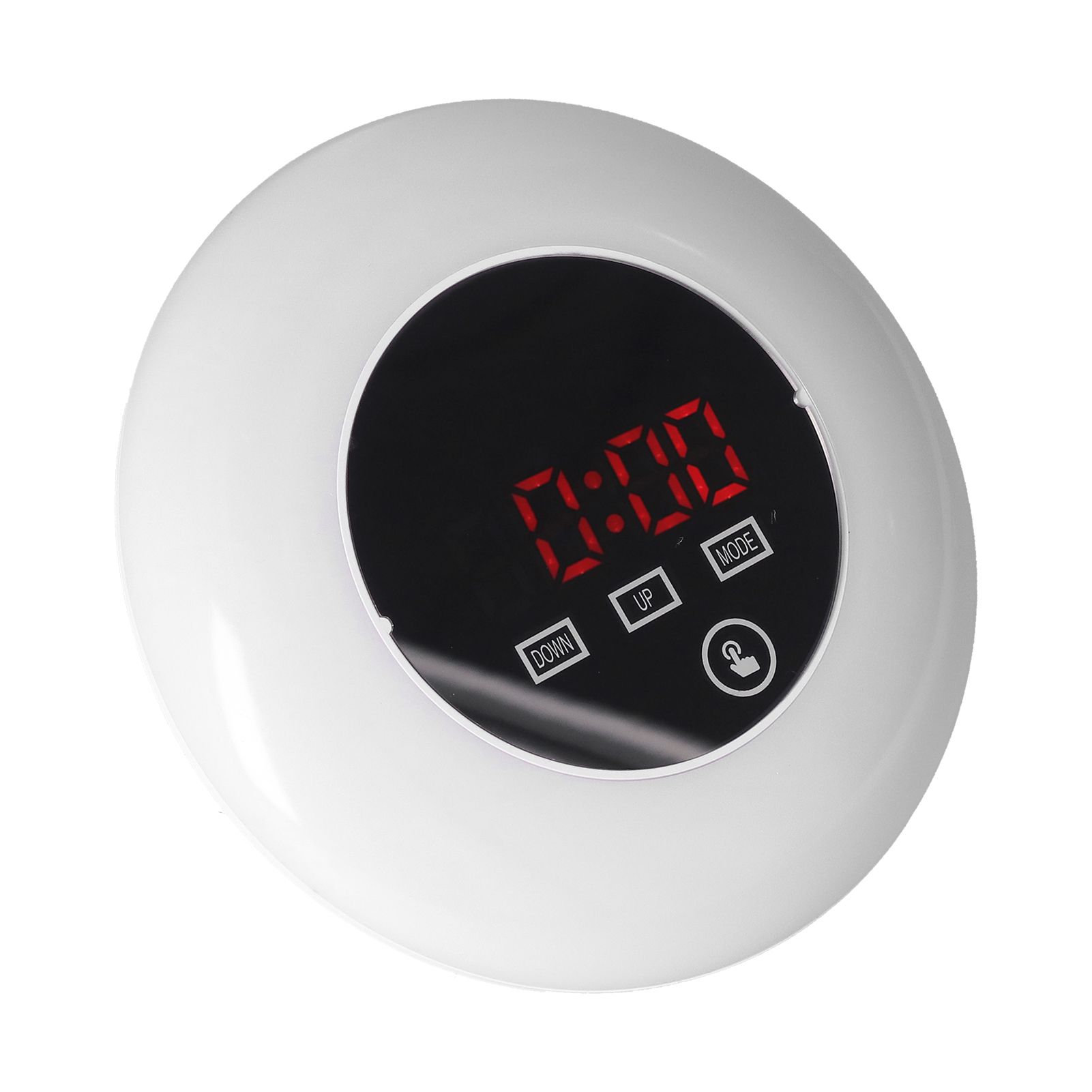 LED Digital Alarm Clock Mirror Clock Thermometer Clock 7 Color Electronic view 6
