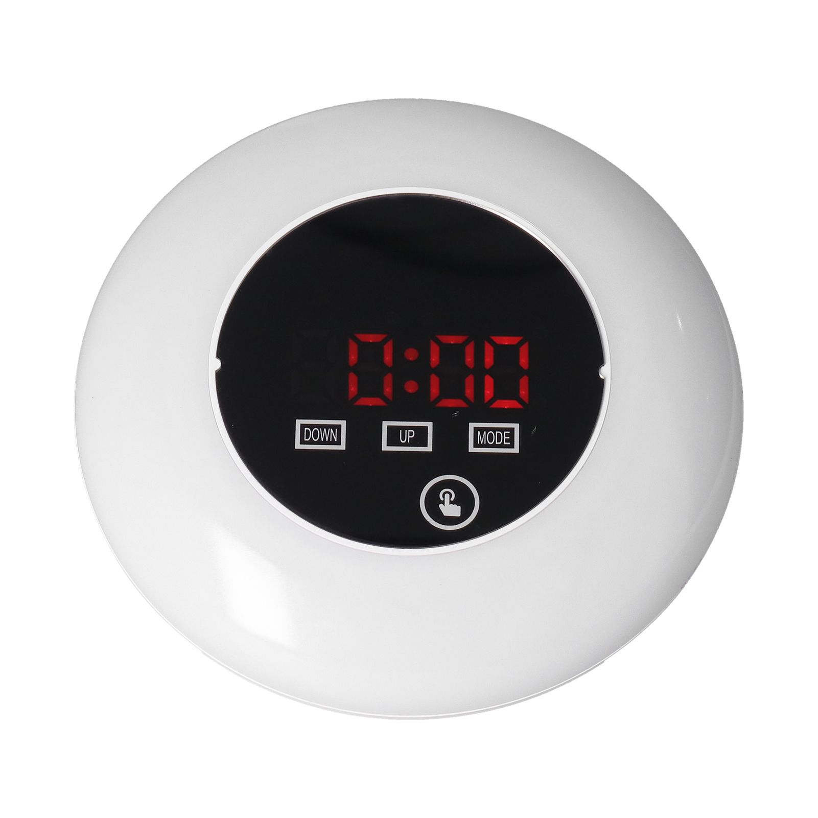 LED Digital Alarm Clock Mirror Clock Thermometer Clock 7 Color Electronic view 7