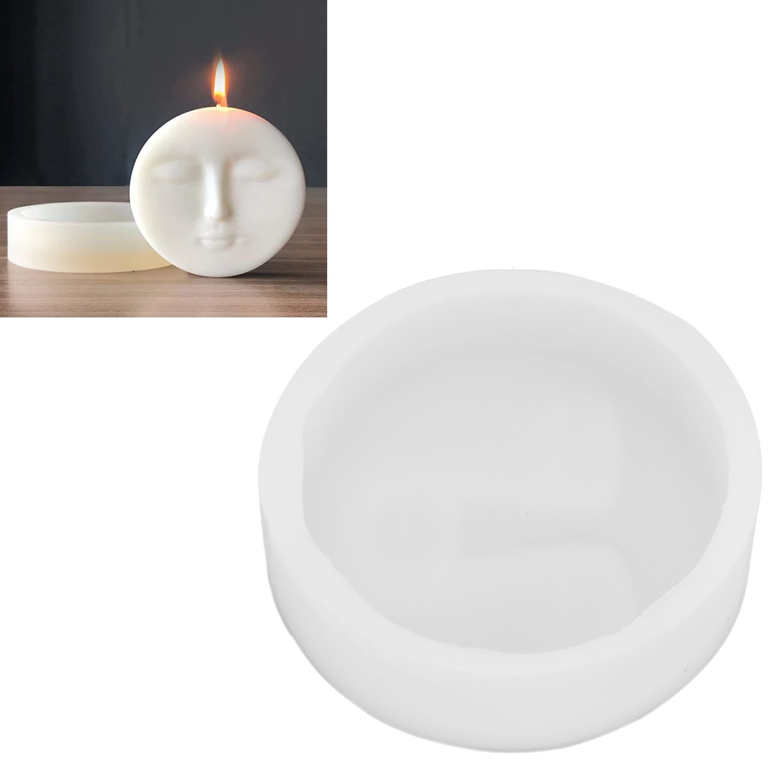 Human Face Silastic Mould Abstract Style for Making Candles Soaps Decorative view 11