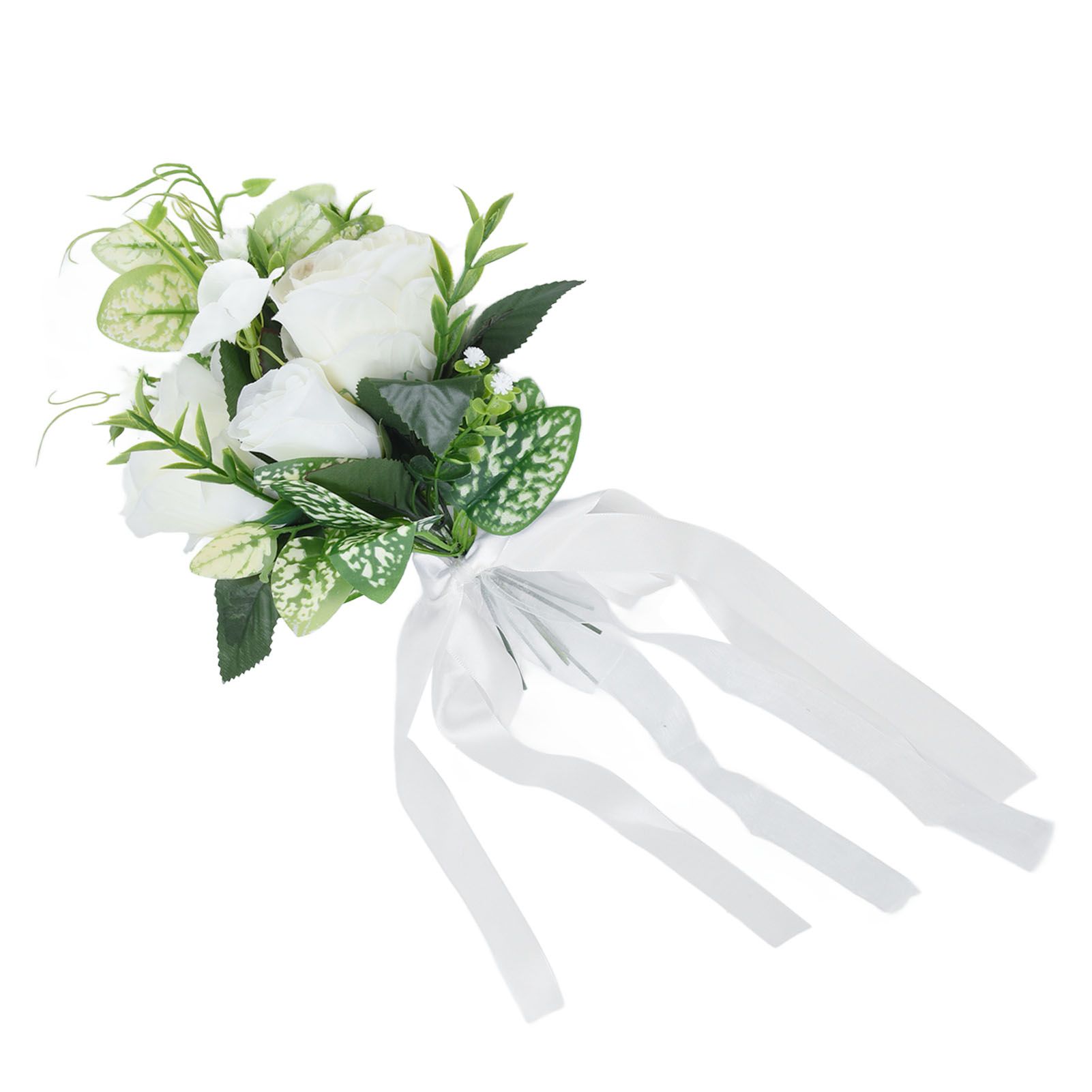 Wedding Aisle Chair Decorations Artificial Chair Flowers with Drapery for view 3