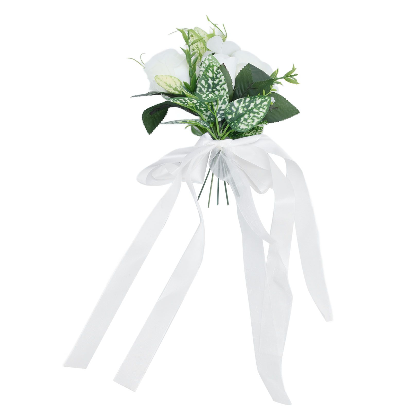 Wedding Aisle Chair Decorations Artificial Chair Flowers with Drapery for view 6