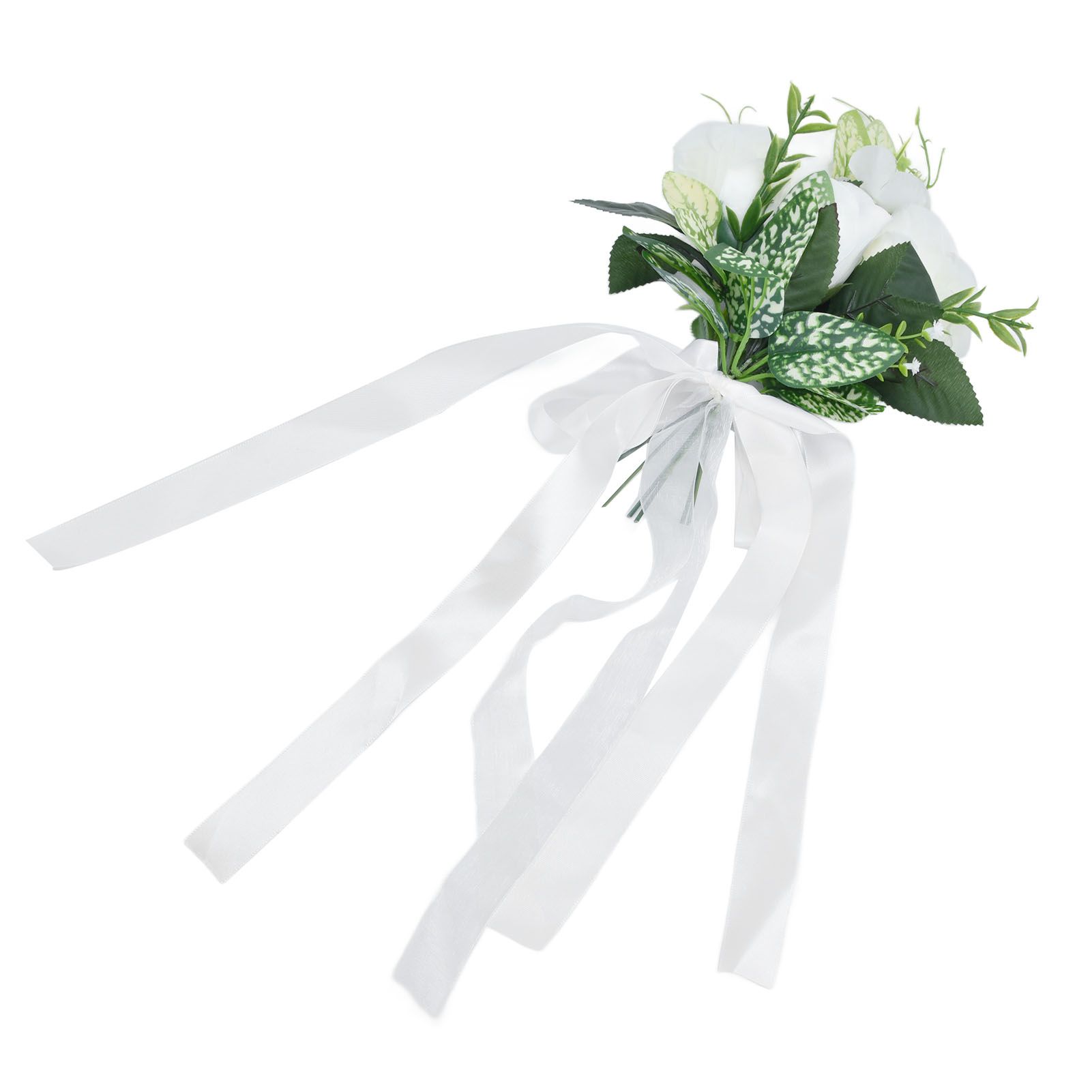 Wedding Aisle Chair Decorations Artificial Chair Flowers with Drapery for view 7
