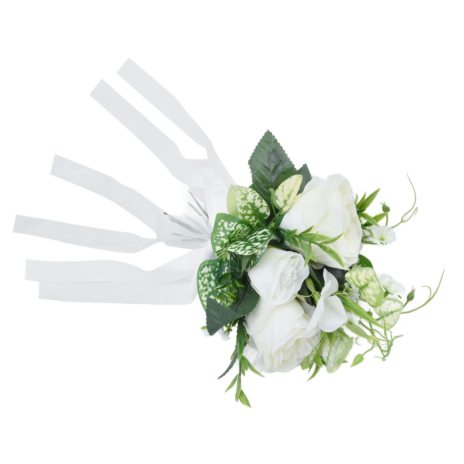 Wedding Aisle Chair Decorations Artificial Chair Flowers with Drapery for view 9