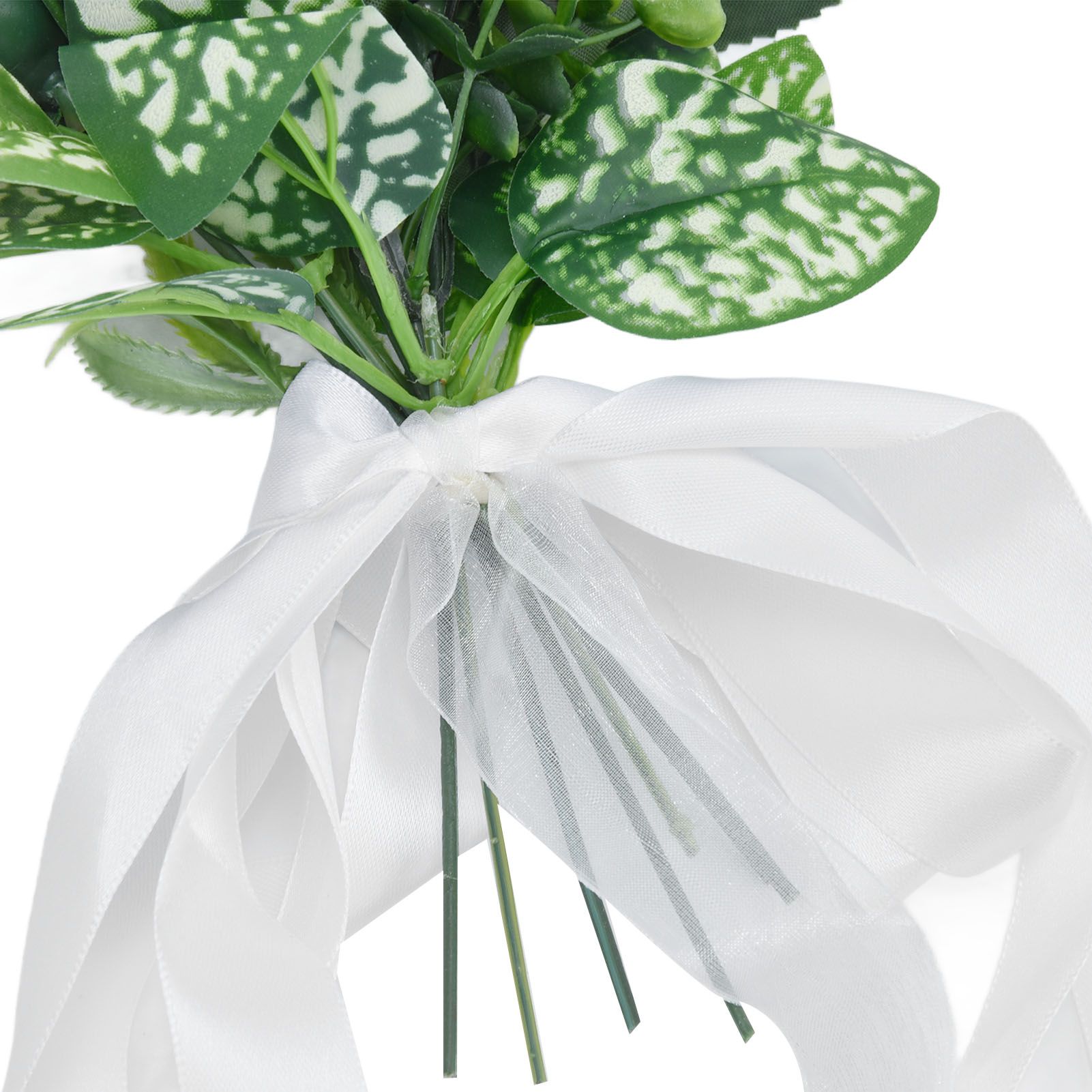 Wedding Aisle Chair Decorations Artificial Chair Flowers with Drapery for view 13