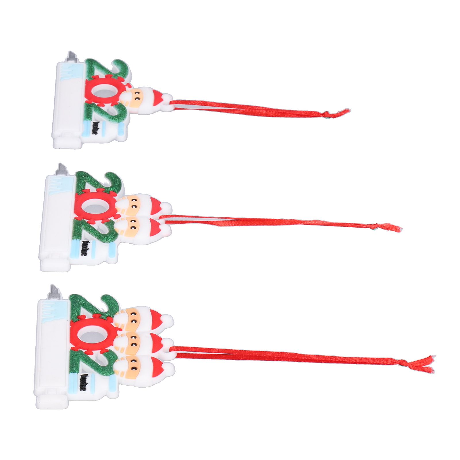 3PCS Personalized Christmas Ornament 2021 Snowman Series Family Members Name view 7
