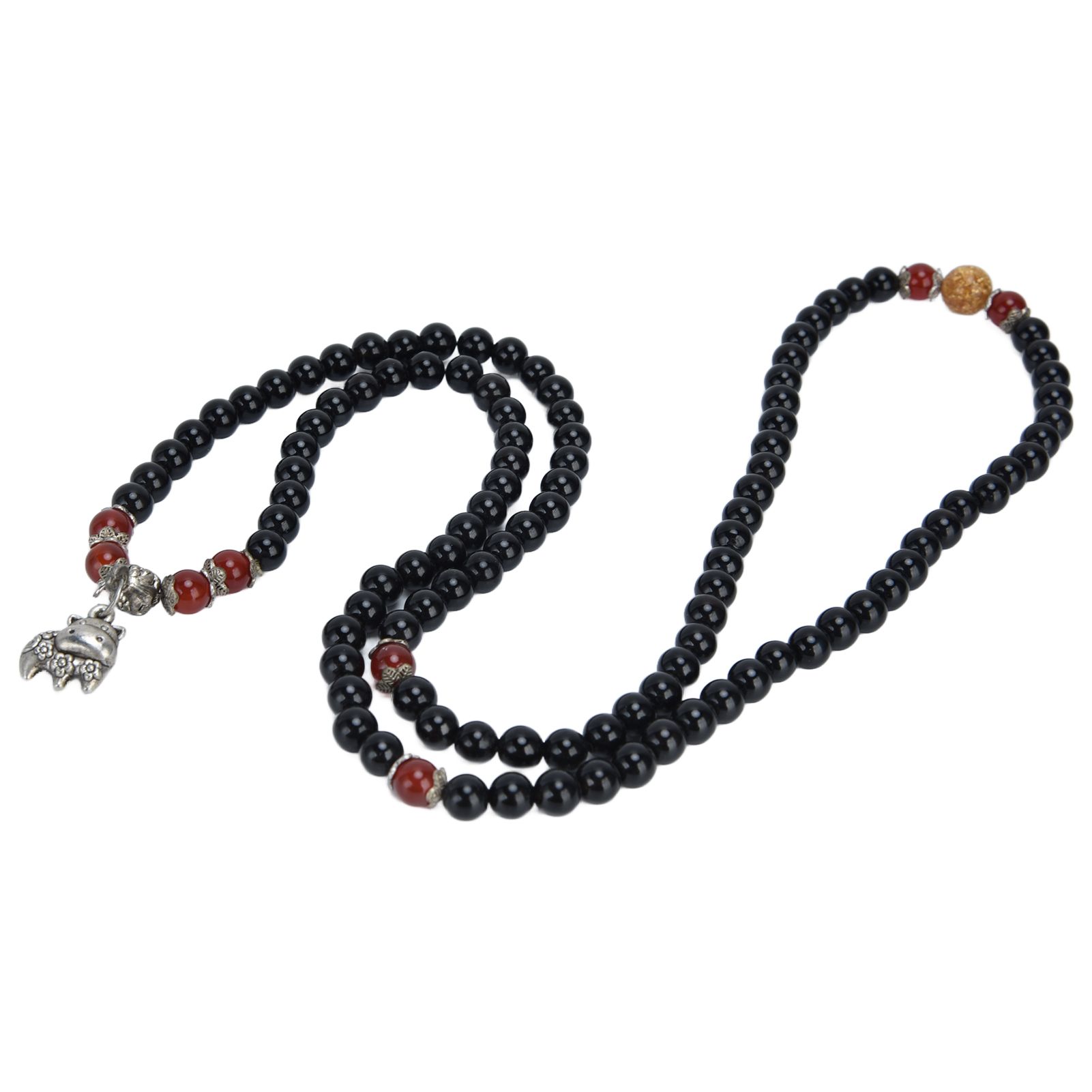 Beaded Bracelets Good Luck Natural Obsidian Bracelets for Women Men Health view 9