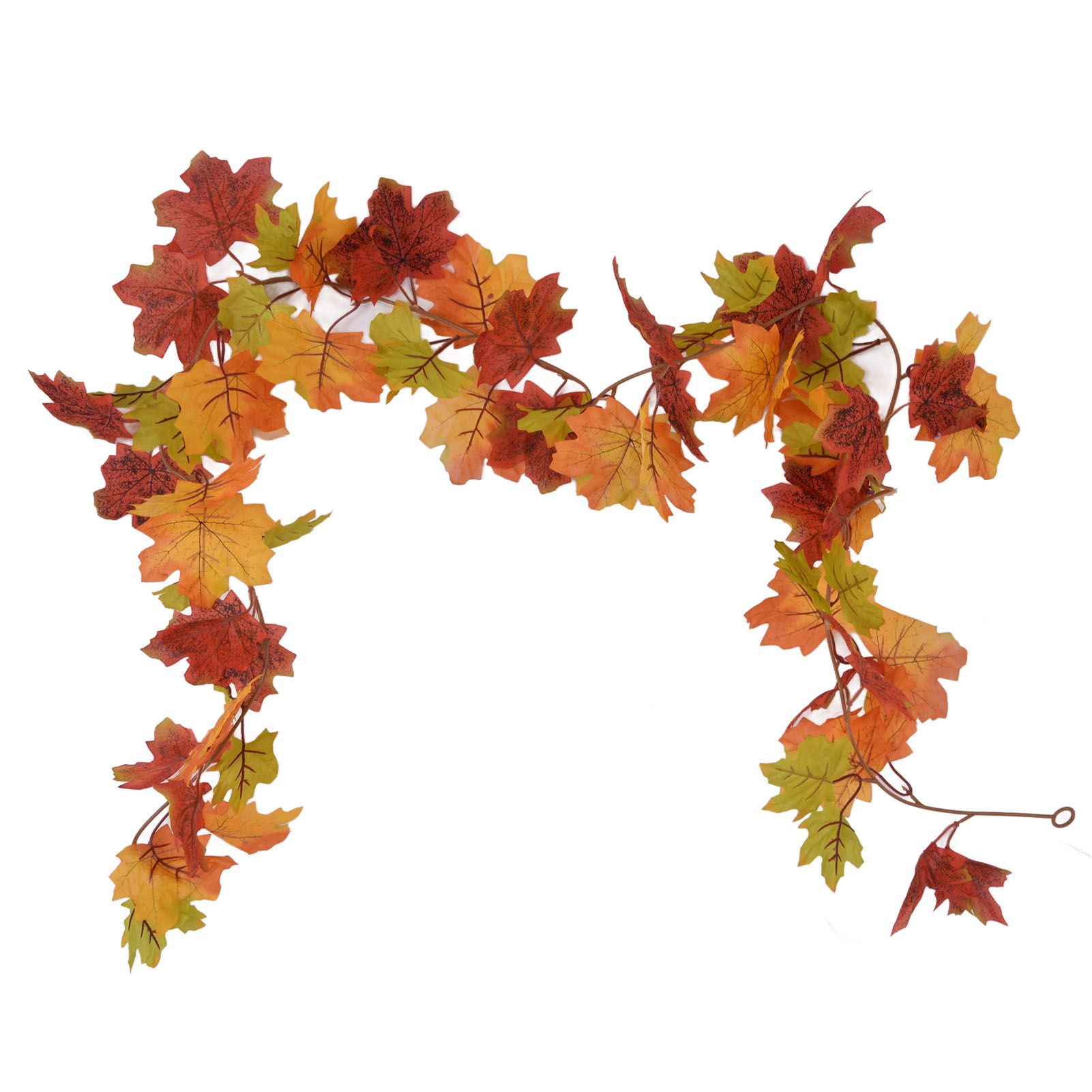 Decorative Artificial Maple Garland Fall Leaf Garland Decoration Thanksgiving view 2