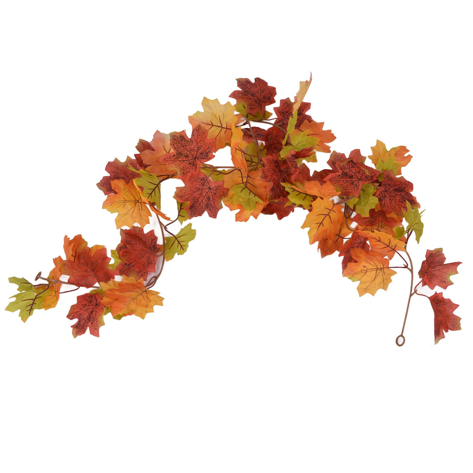 Decorative Artificial Maple Garland Fall Leaf Garland Decoration Thanksgiving view 4