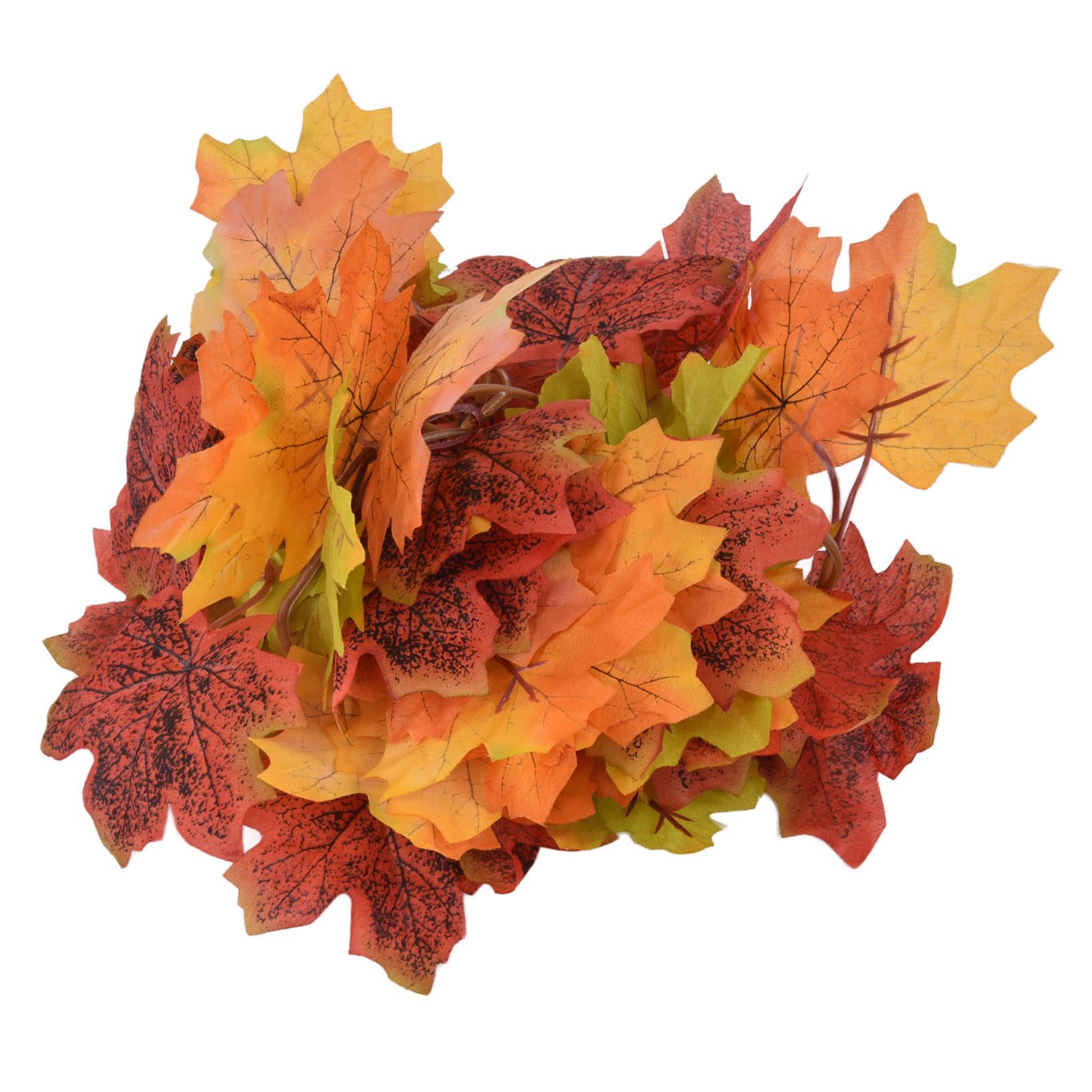 Decorative Artificial Maple Garland Fall Leaf Garland Decoration Thanksgiving view 8