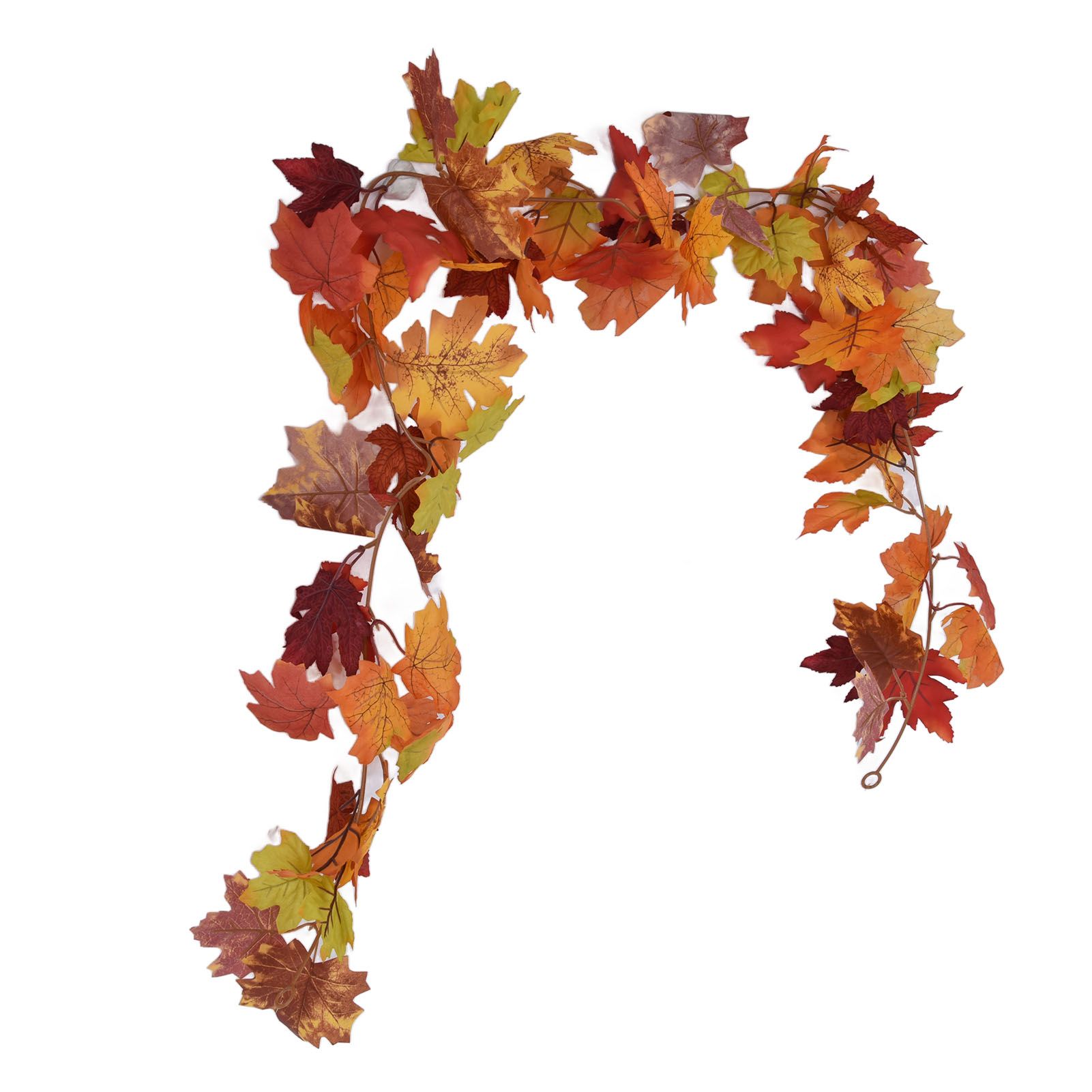 Decorative Artificial Maple Garland Fall Leaf Garland Decoration Thanksgiving view 5