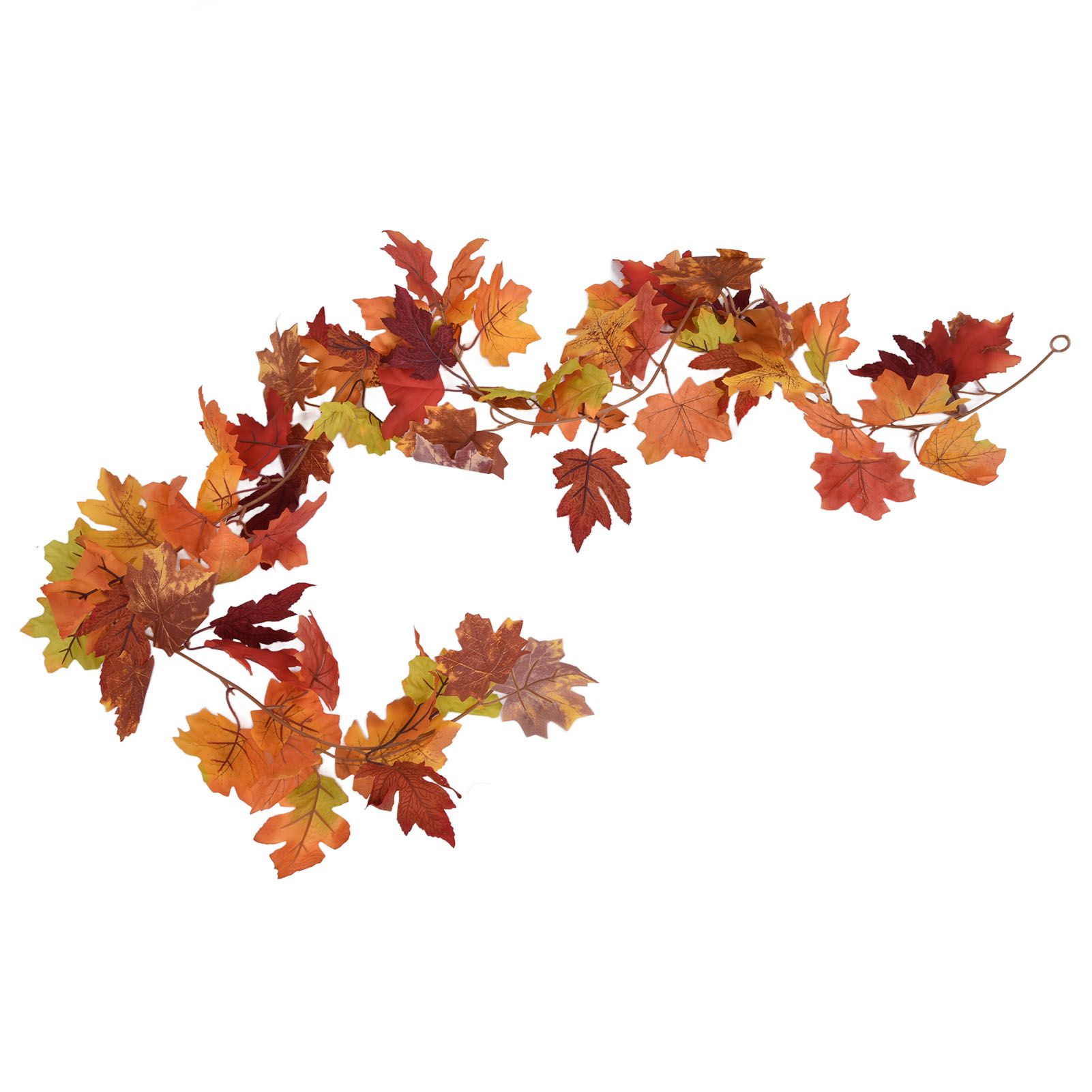 Decorative Artificial Maple Garland Fall Leaf Garland Decoration Thanksgiving view 8