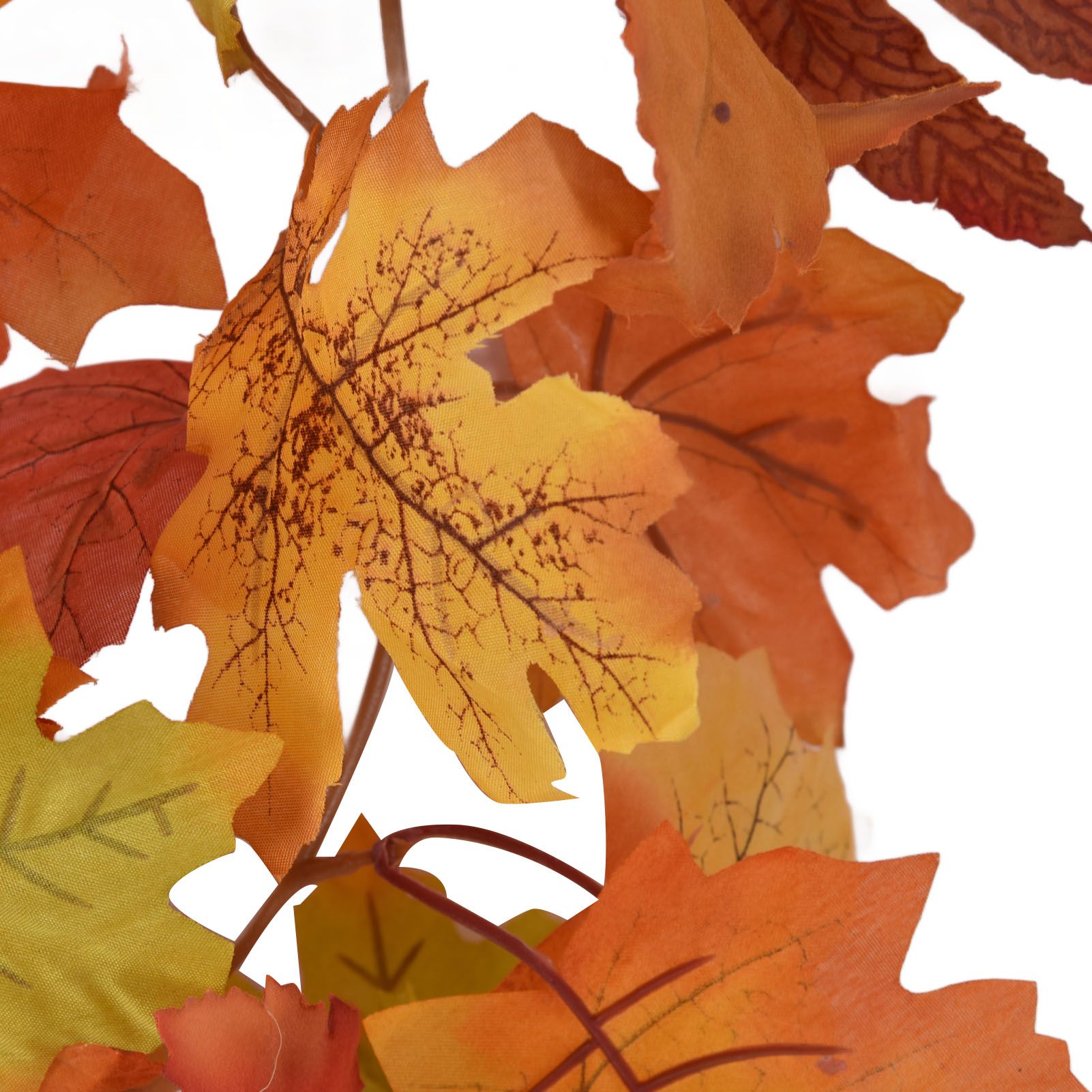 Decorative Artificial Maple Garland Fall Leaf Garland Decoration Thanksgiving view 13