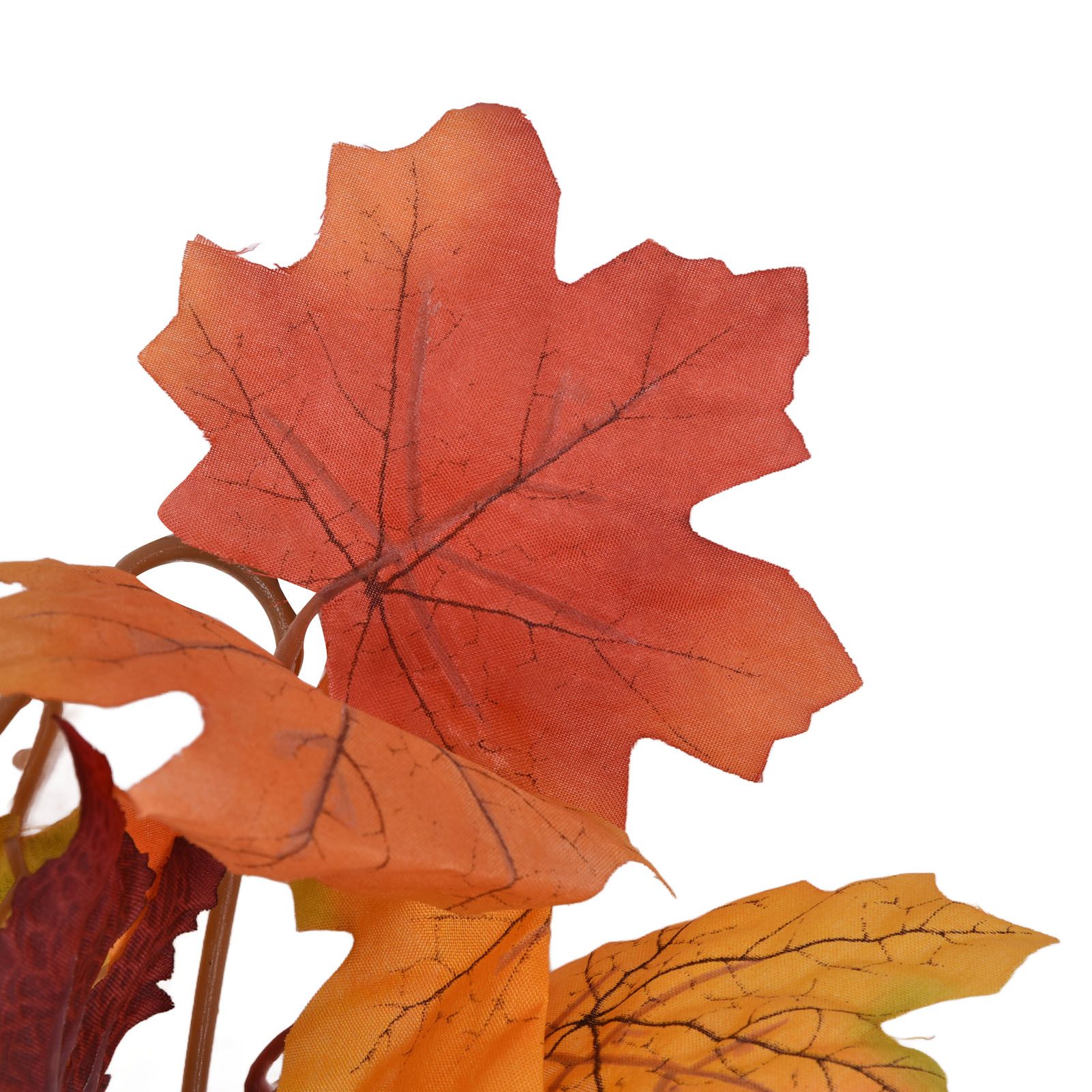 Decorative Artificial Maple Garland Fall Leaf Garland Decoration Thanksgiving view 14
