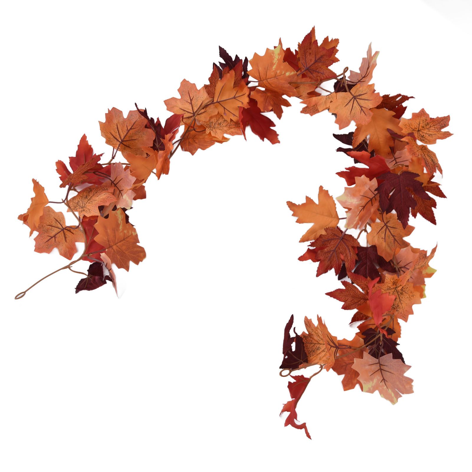 Decorative Artificial Maple Garland Fall Leaf Garland Decoration Thanksgiving view 3