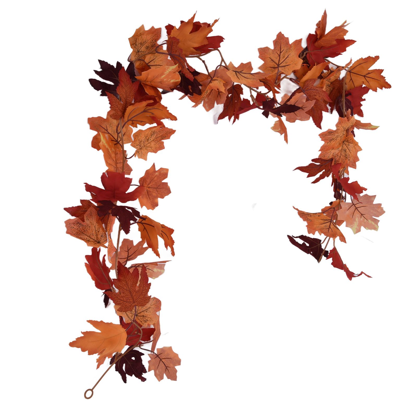 Decorative Artificial Maple Garland Fall Leaf Garland Decoration Thanksgiving view 8