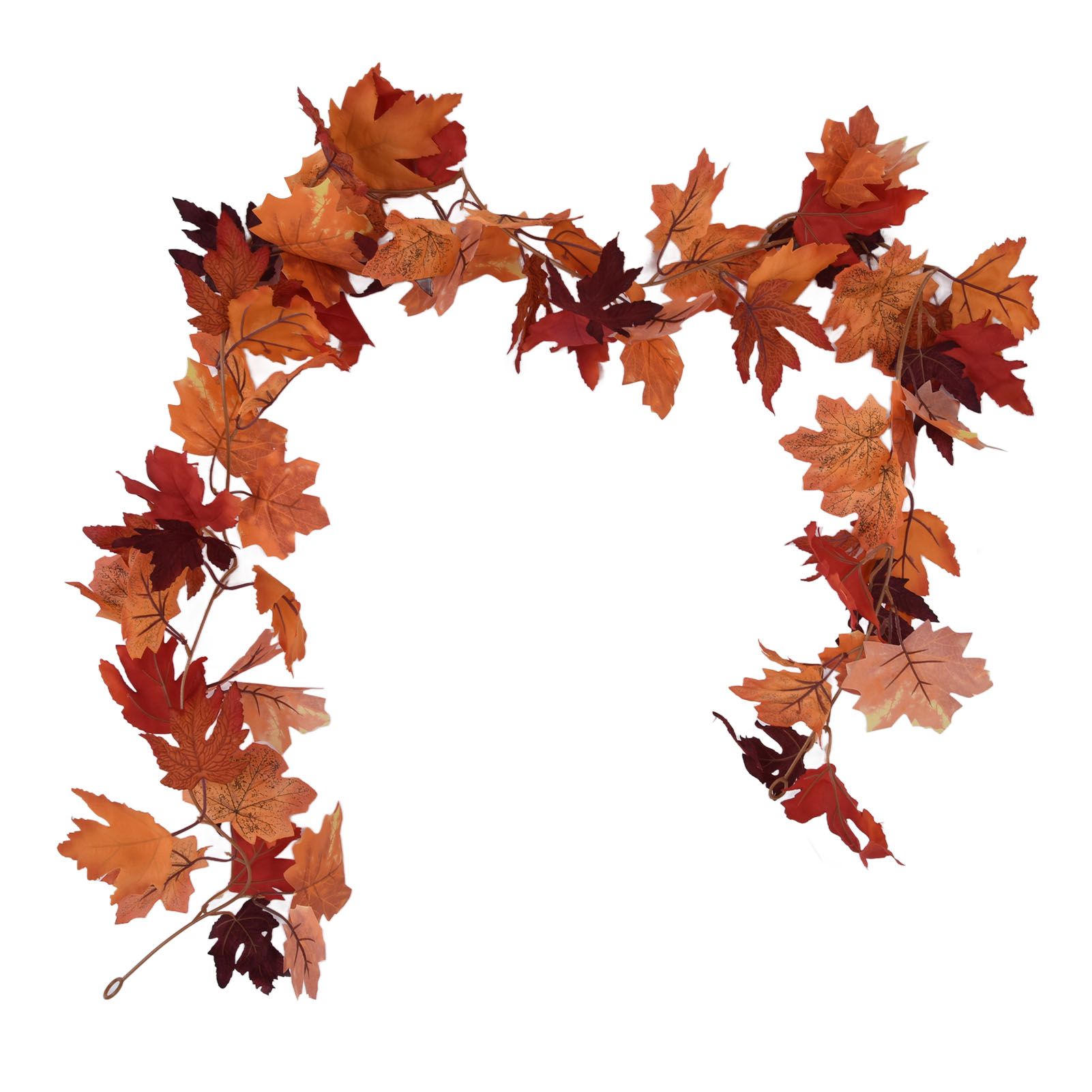 Decorative Artificial Maple Garland Fall Leaf Garland Decoration Thanksgiving view 9
