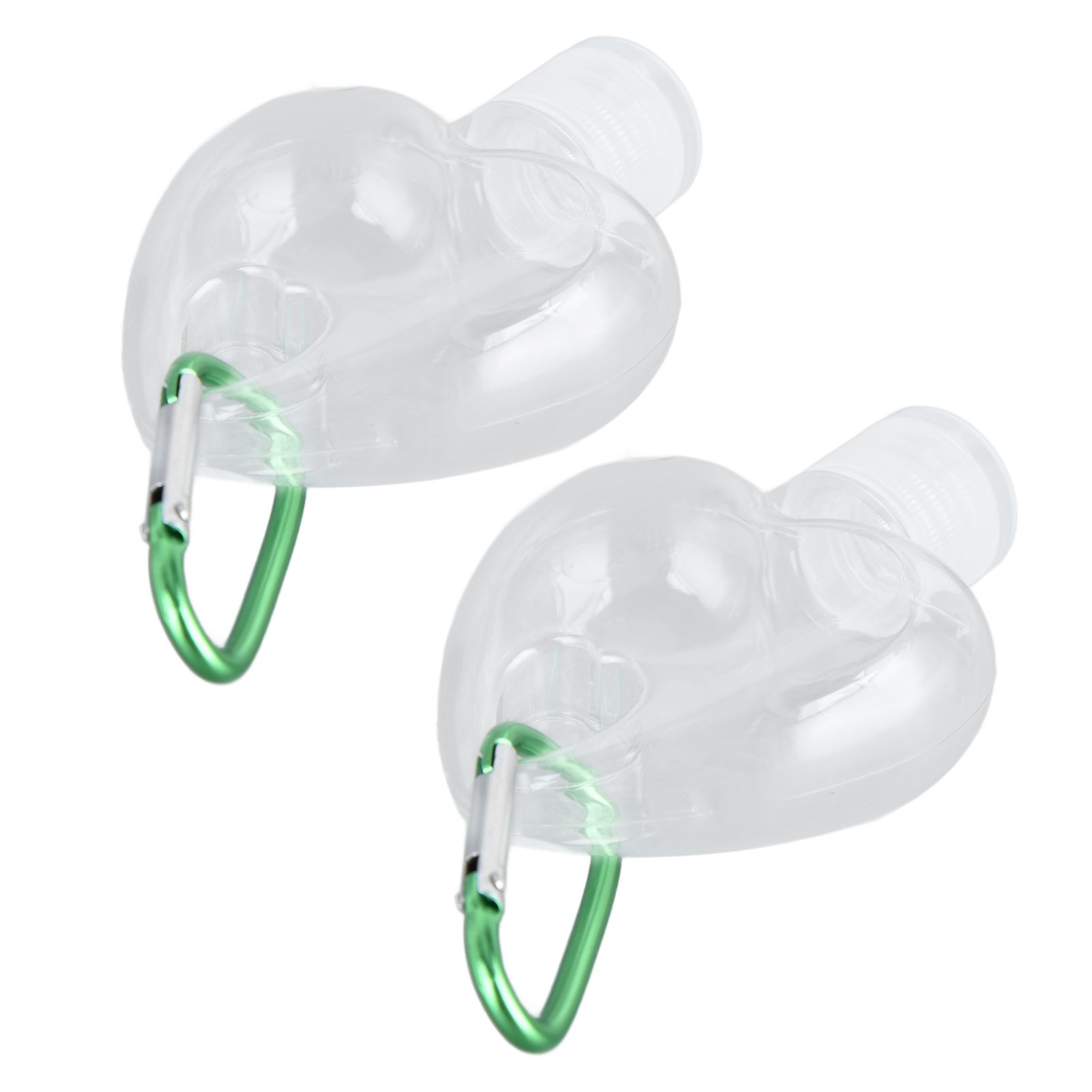 2Set 50ml Travel Bottle with Keychain Flip Cap Plastic Liquid Bottle view 9
