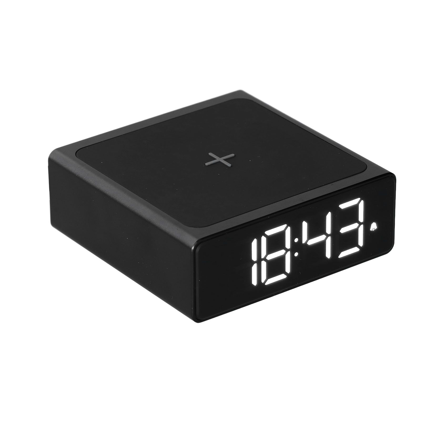 Digital Alarm Clock 3 In1 LED Desktop Digital Clock with Wireless Charging USB view 5