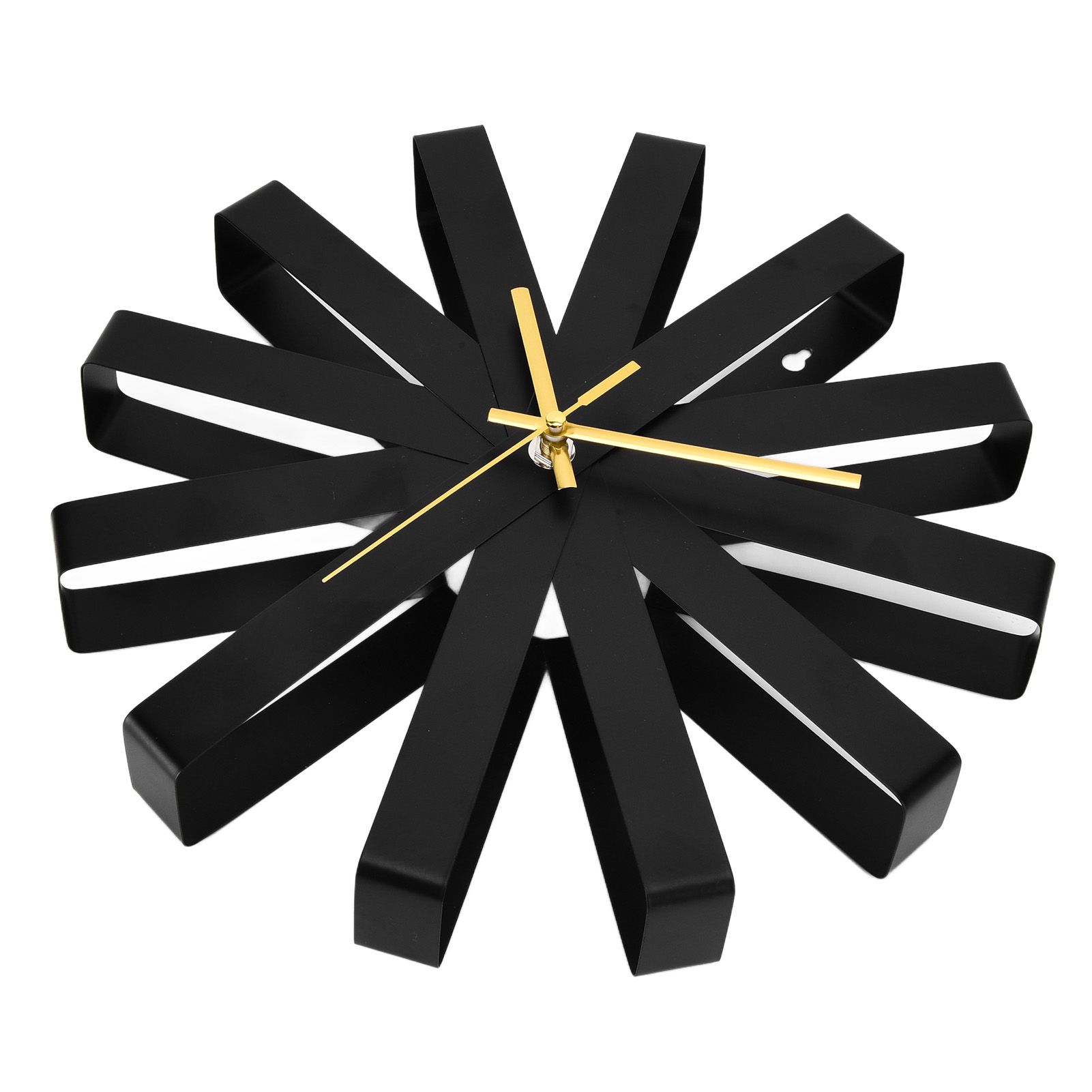 Living Room Clock Stainless Steel Silent Movement Creativity Wall Clock Modern view 5