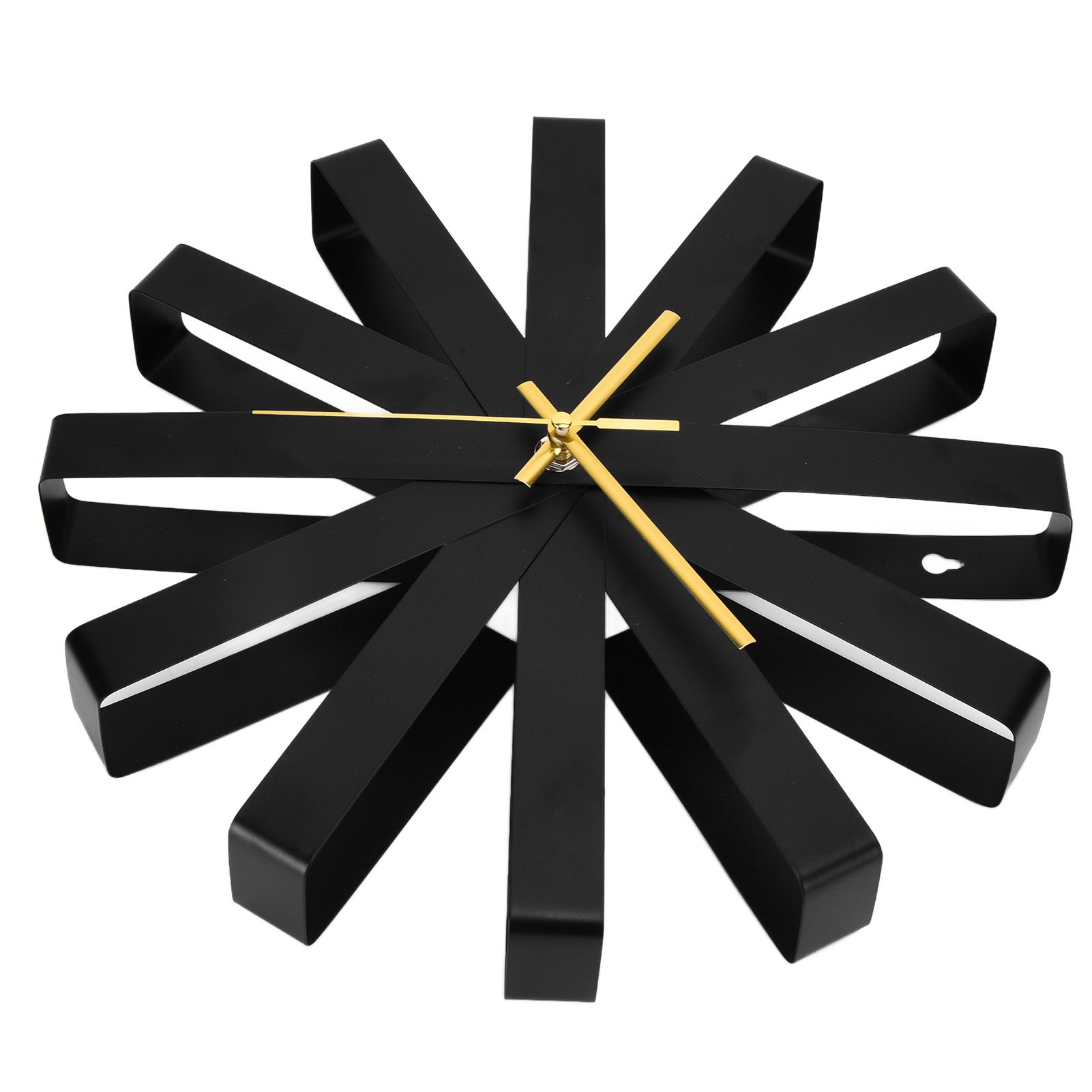 Living Room Clock Stainless Steel Silent Movement Creativity Wall Clock Modern view 9