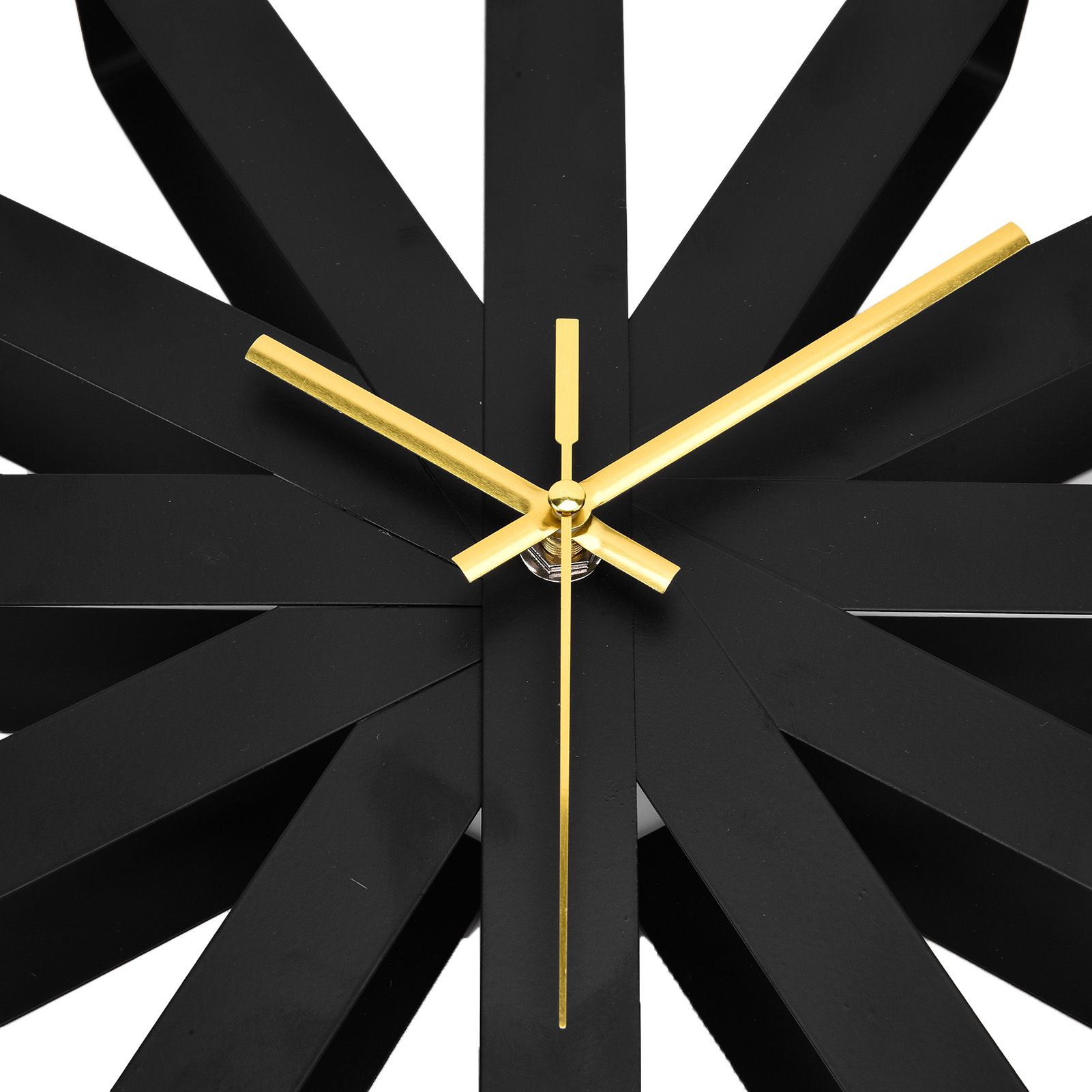 Living Room Clock Stainless Steel Silent Movement Creativity Wall Clock Modern view 13