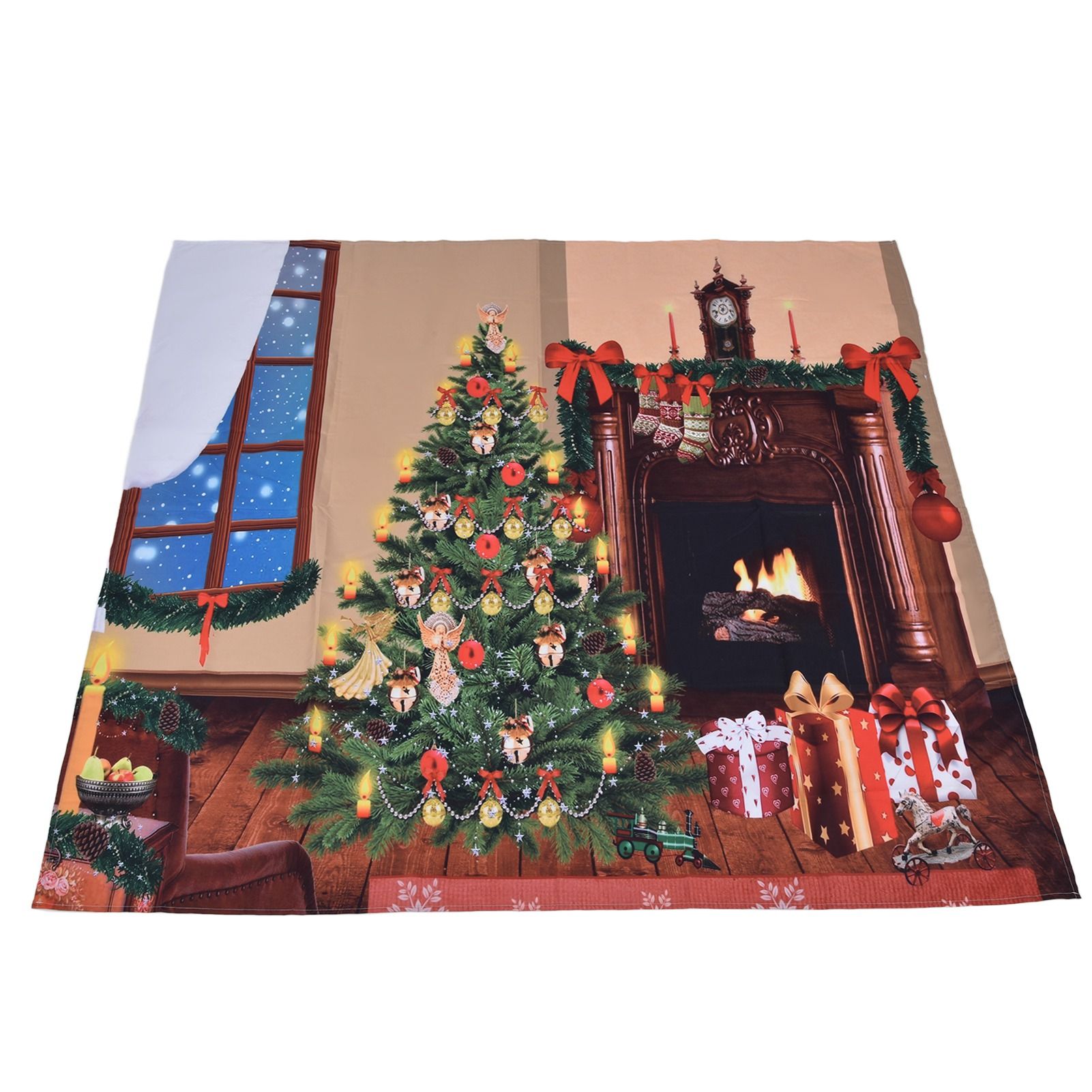 Christmas Tapestry Multipurpose Exquisite Appearance Polyester Fiber Christmas view 3