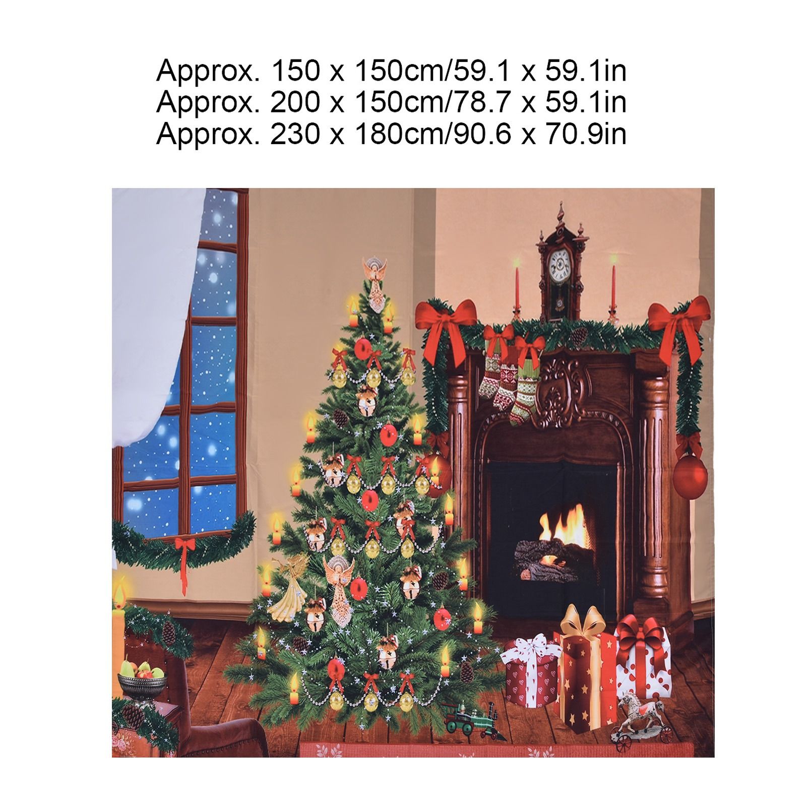 Christmas Tapestry Multipurpose Exquisite Appearance Polyester Fiber Christmas view 15