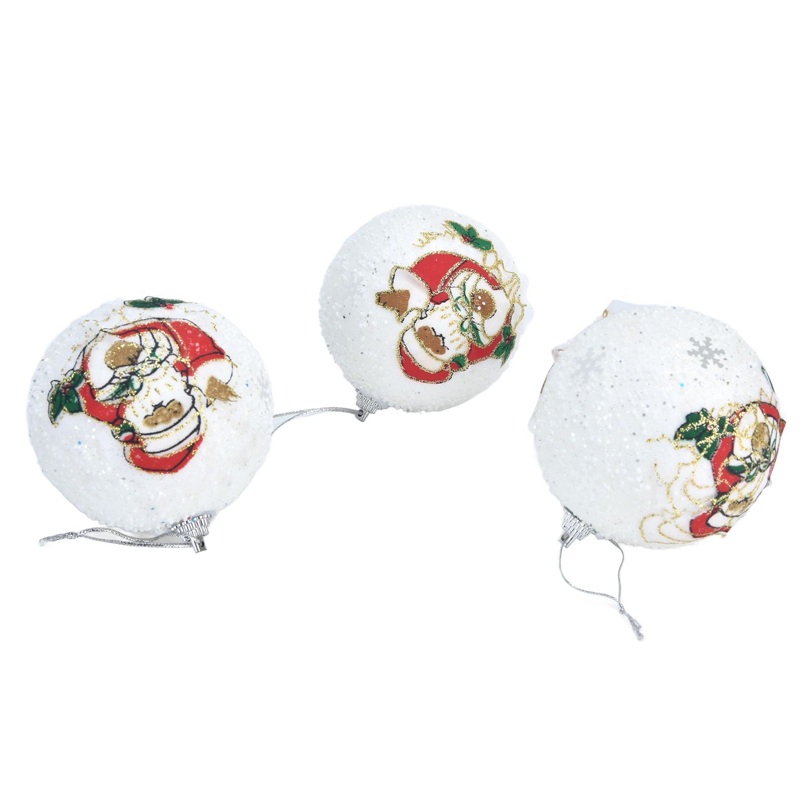 3PCS Christmas Ball Foam Hanging Christmas Tree Ornament for Festival Party view 9