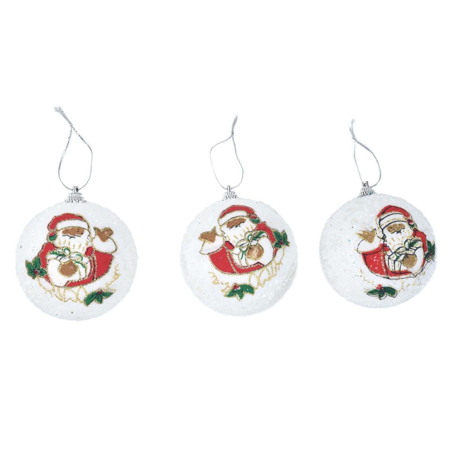 3PCS Christmas Ball Foam Hanging Christmas Tree Ornament for Festival Party view 10