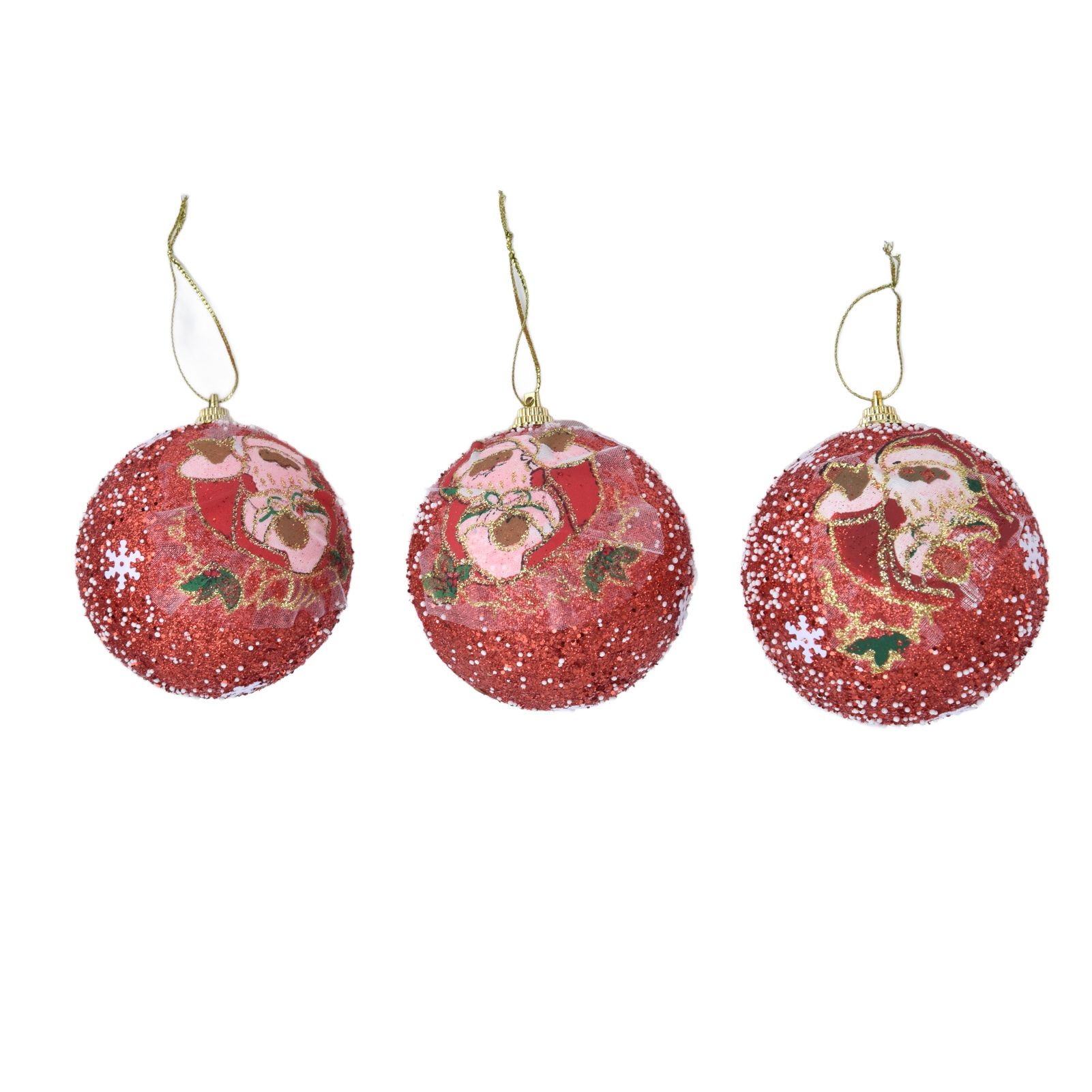 3PCS Christmas Ball Foam Hanging Christmas Tree Ornament for Festival Party view 8