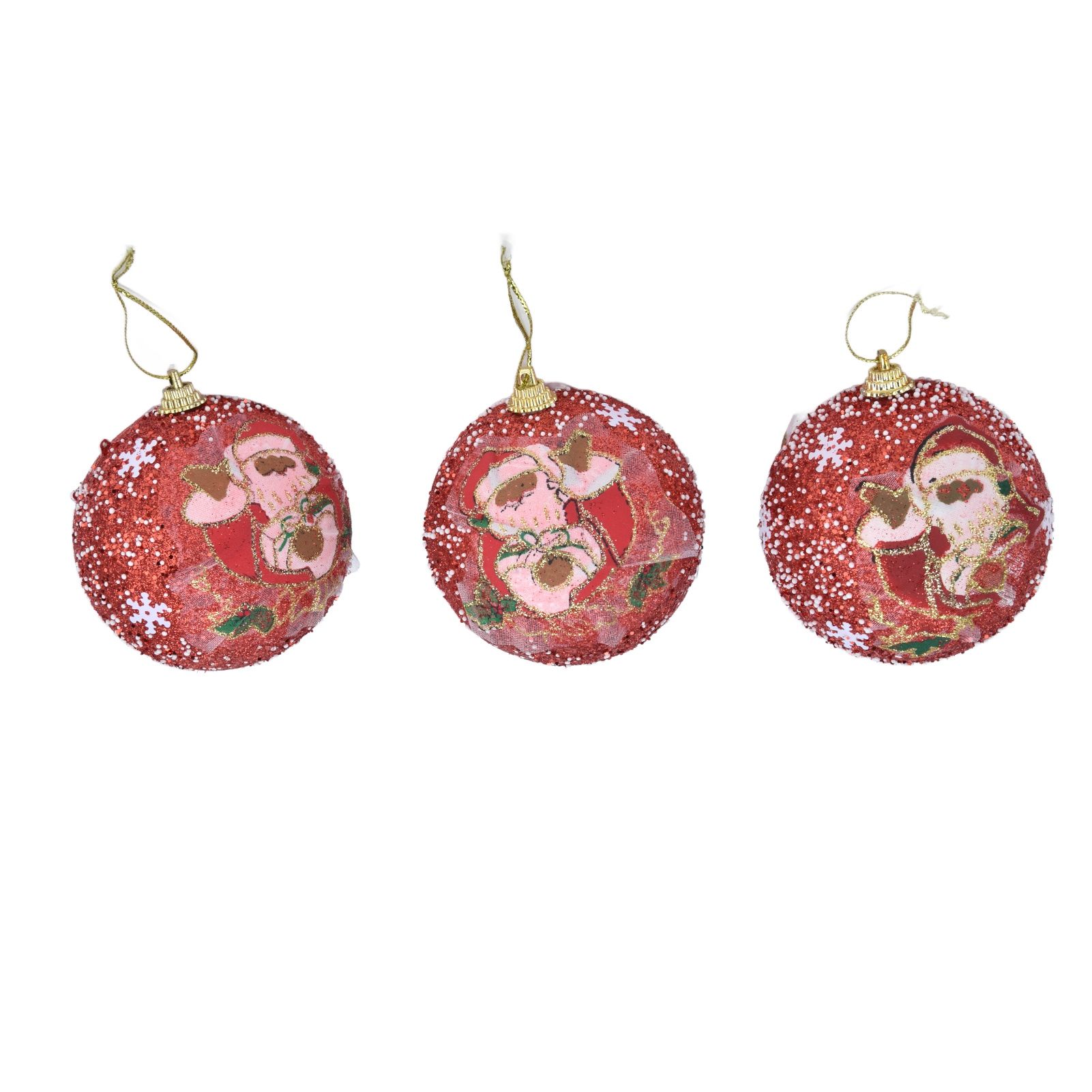 3PCS Christmas Ball Foam Hanging Christmas Tree Ornament for Festival Party view 9