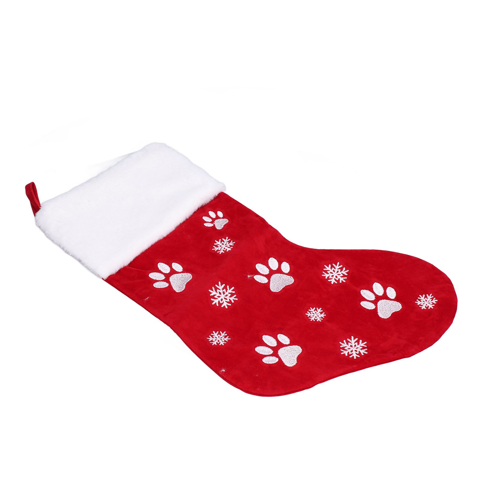 Christmas Stocking Gift Bag Xmas Tree Hanging Pendant Craft for Home Party view 4