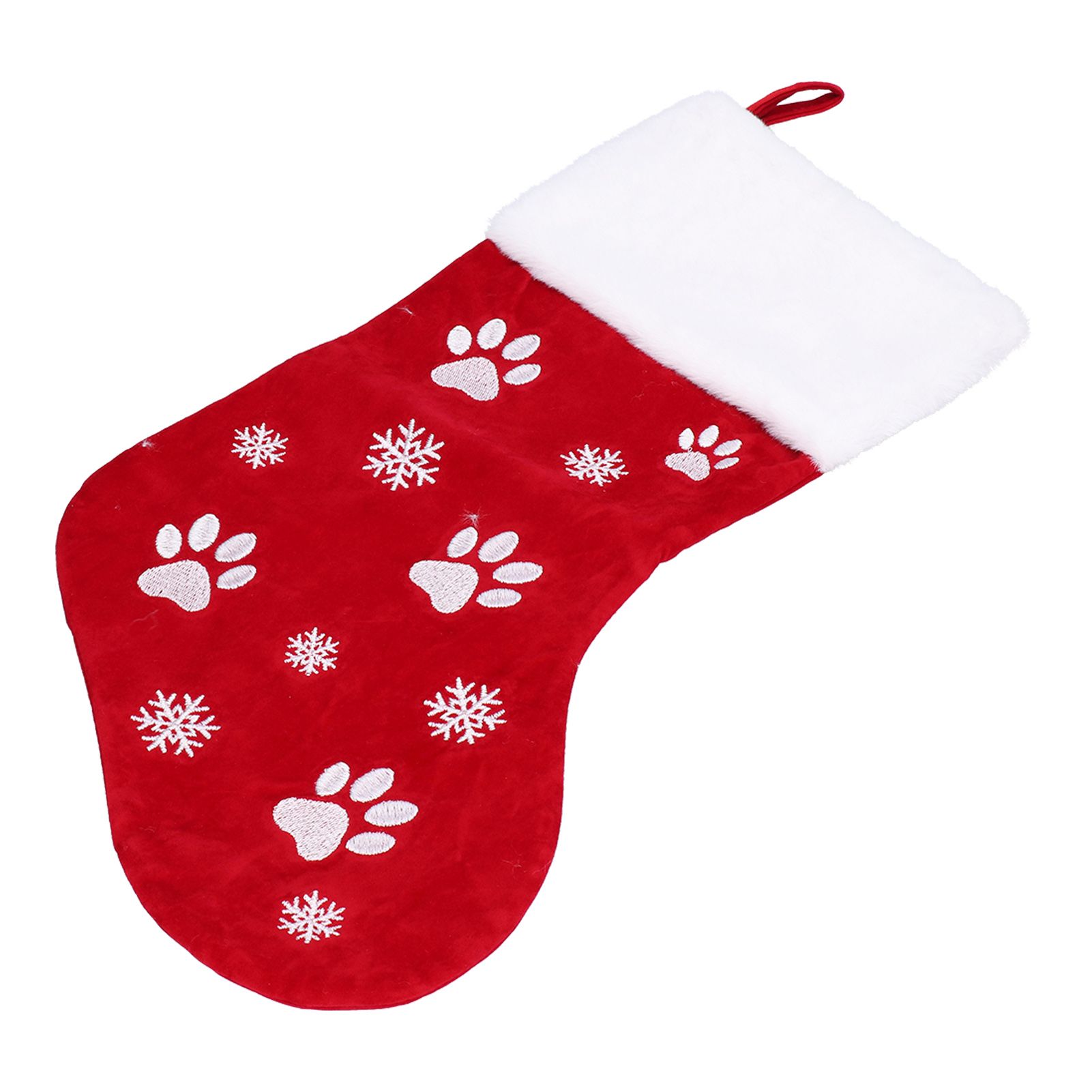 Christmas Stocking Gift Bag Xmas Tree Hanging Pendant Craft for Home Party view 5