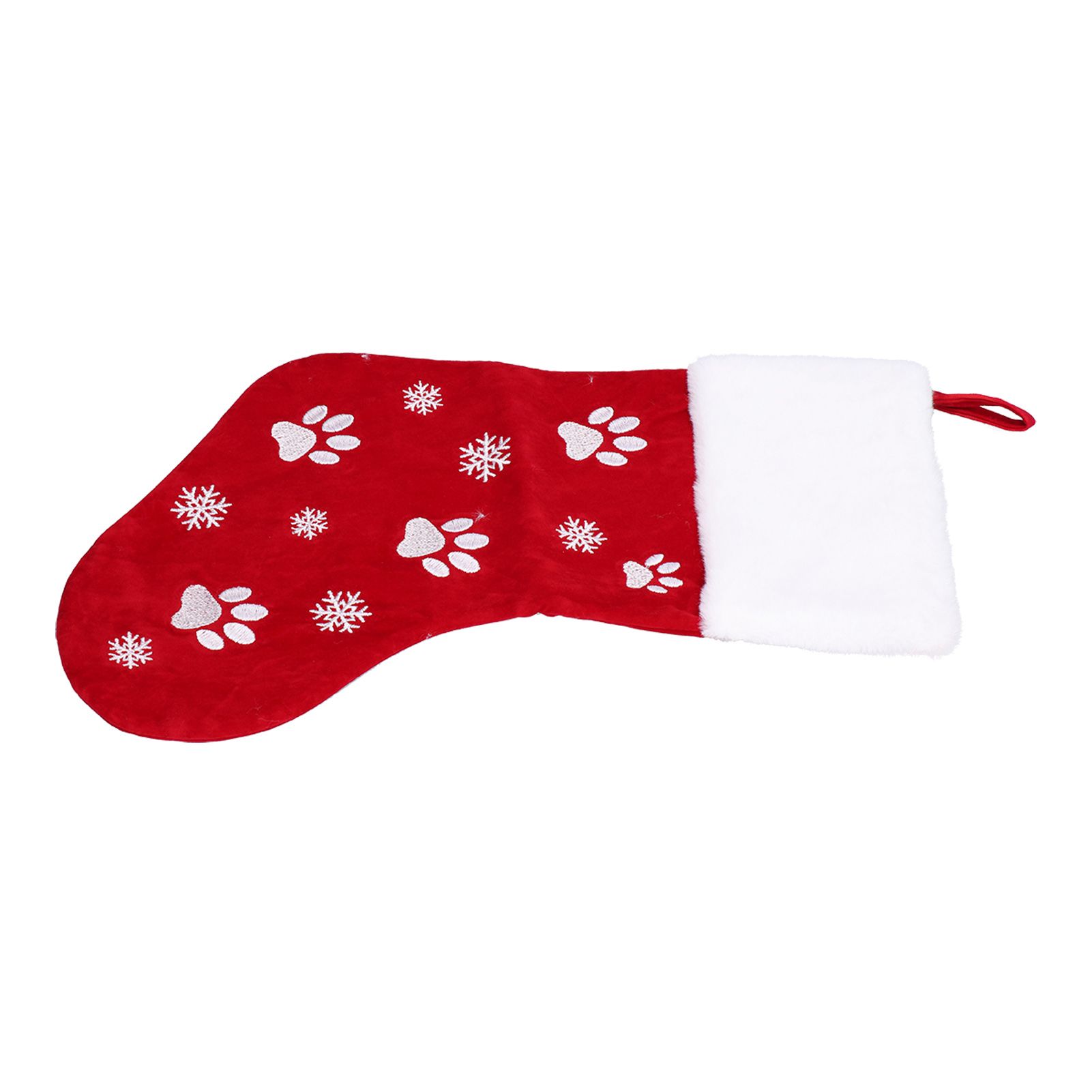 Christmas Stocking Gift Bag Xmas Tree Hanging Pendant Craft for Home Party view 8