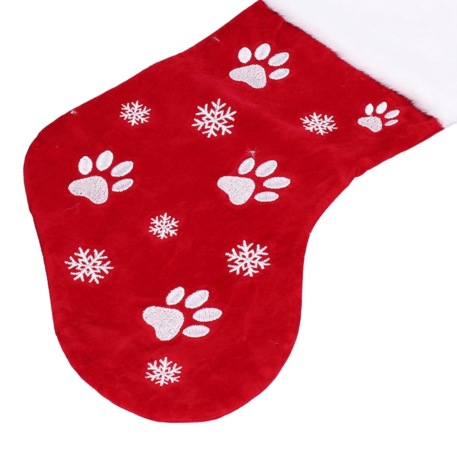 Christmas Stocking Gift Bag Xmas Tree Hanging Pendant Craft for Home Party view 13