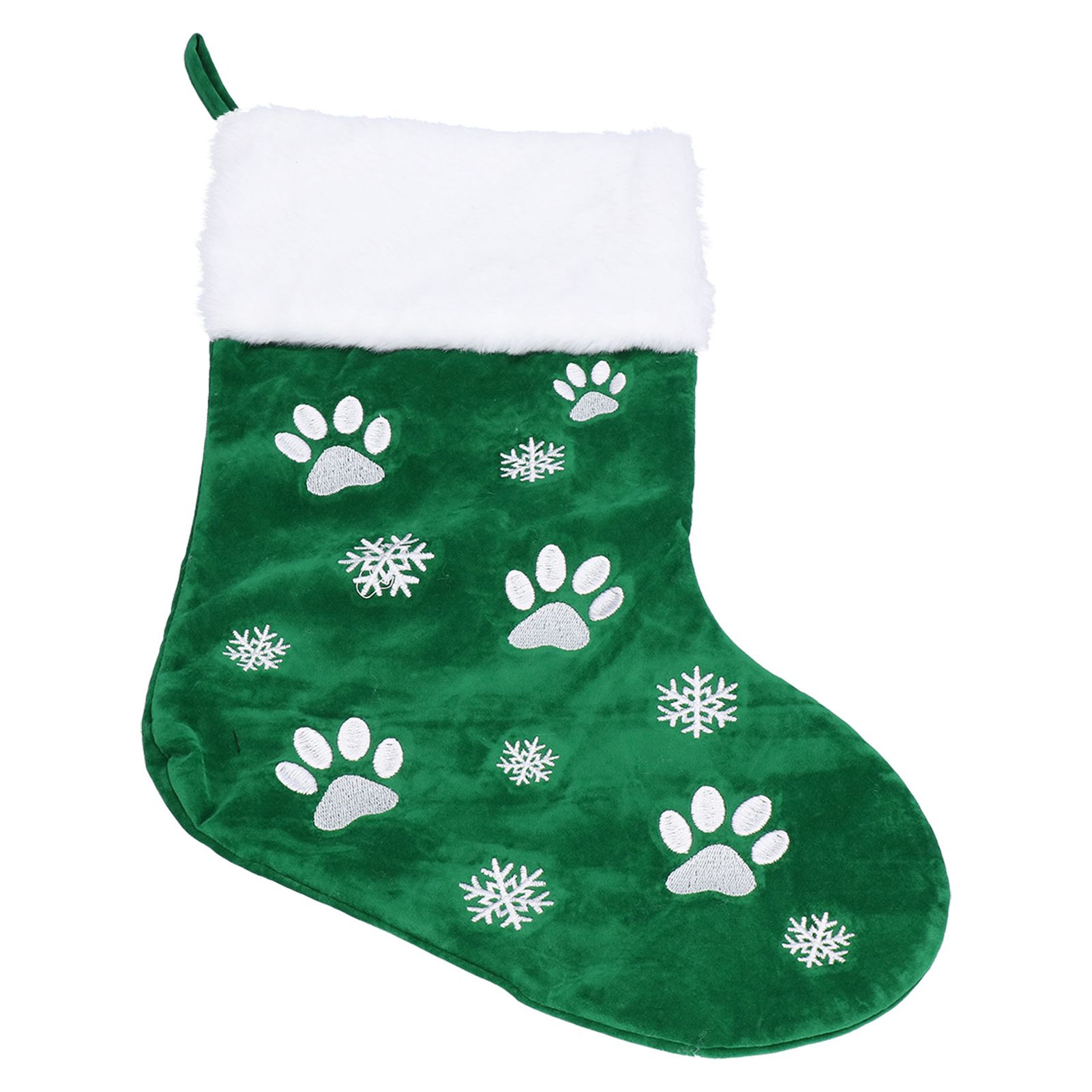 Christmas Stocking Gift Bag Xmas Tree Hanging Pendant Craft for Home Party view 2
