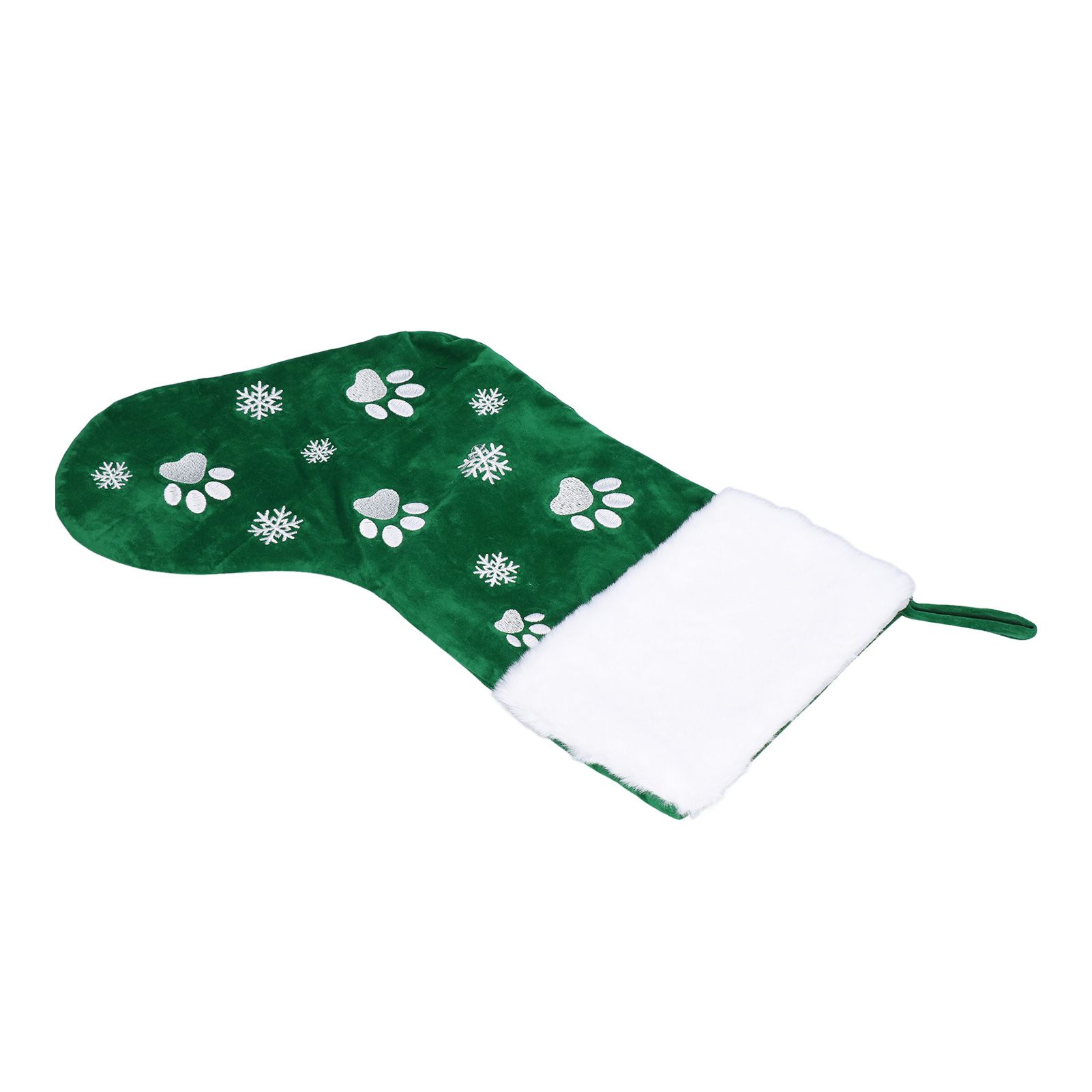 Christmas Stocking Gift Bag Xmas Tree Hanging Pendant Craft for Home Party view 3
