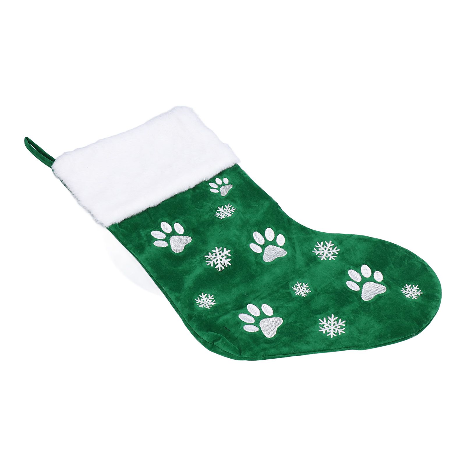 Christmas Stocking Gift Bag Xmas Tree Hanging Pendant Craft for Home Party view 4