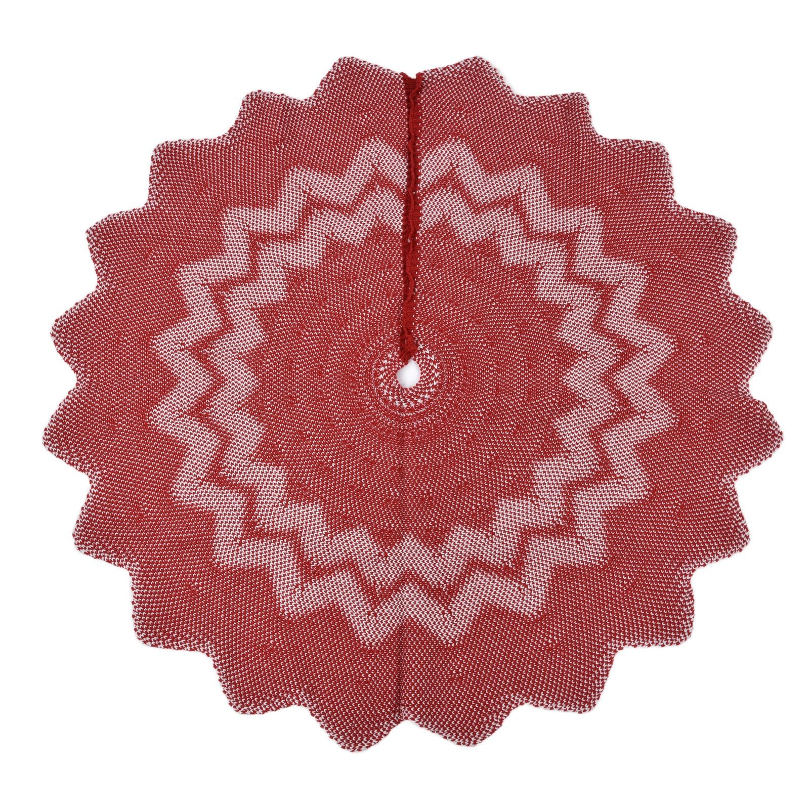 Christmas Tree Skirt Acrylic Fiber Knitting Floor Mat Cover Pad Xmas Party view 8