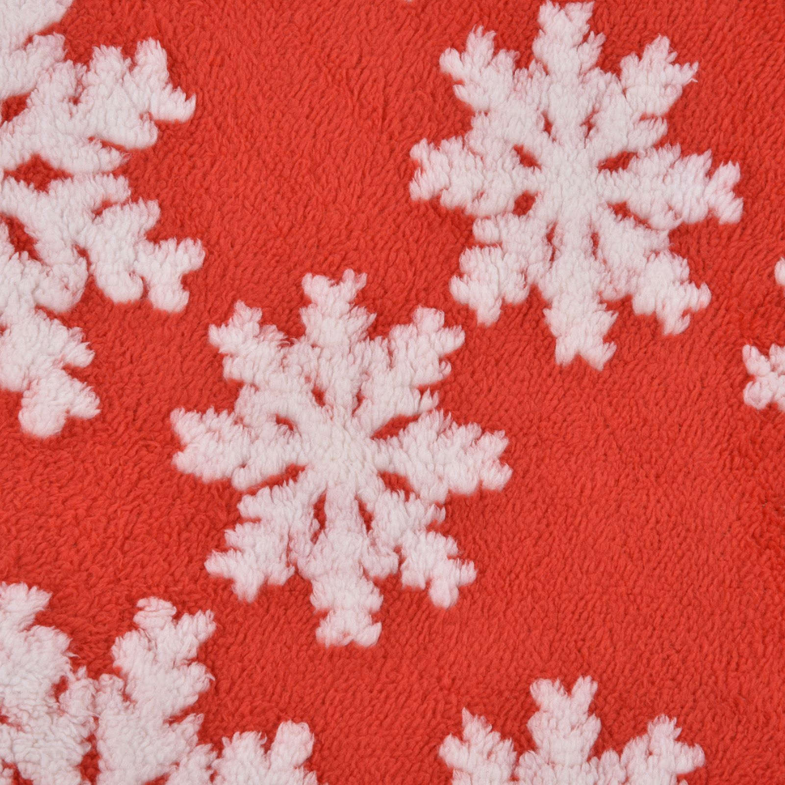 Christmas Tree Skirt White Snowflake Pattern Xmas Tree Mat for Holiday Party view 14