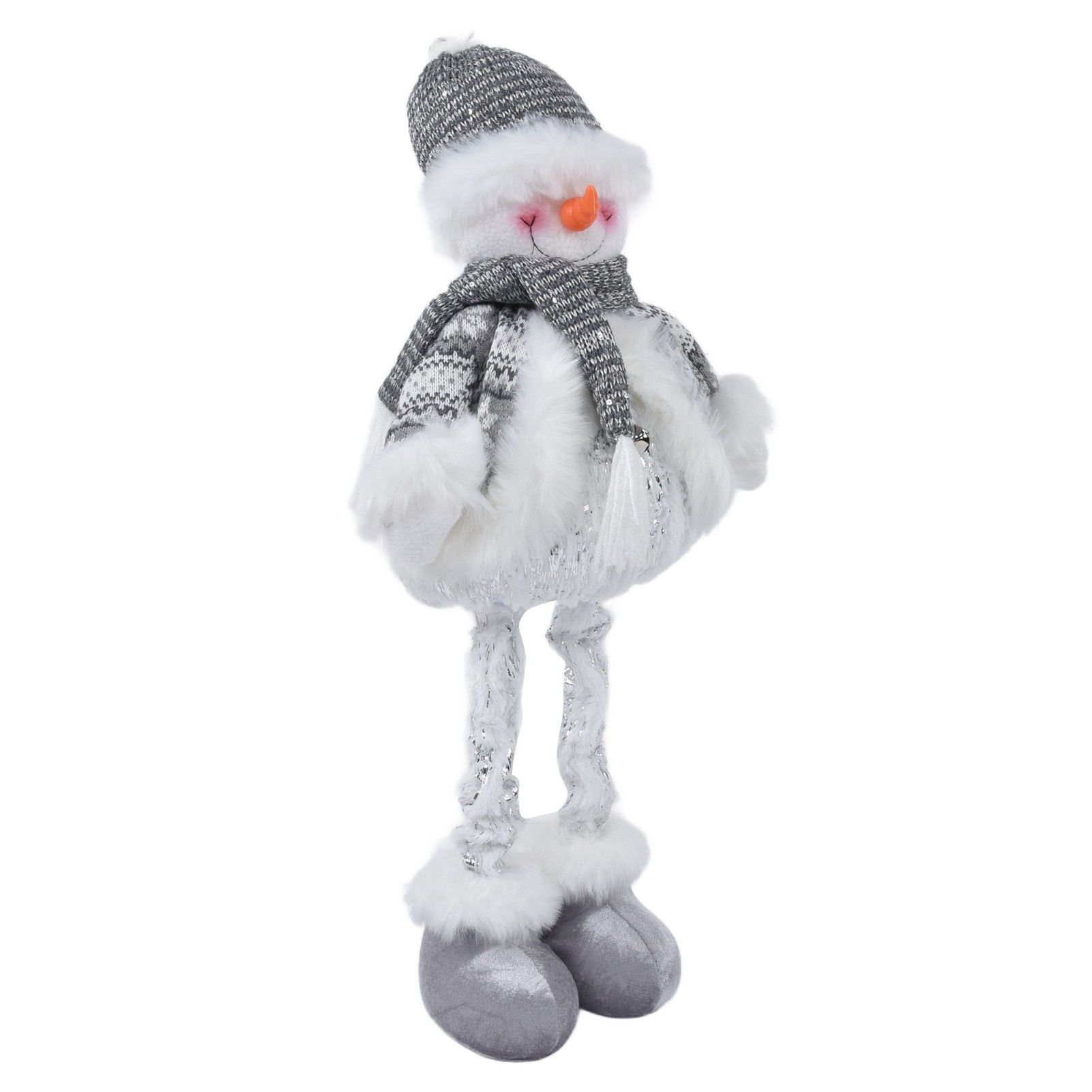 Retractable Snowman Dolls Christmas Ornaments Christmas Snowman Toy for Gifts view 2