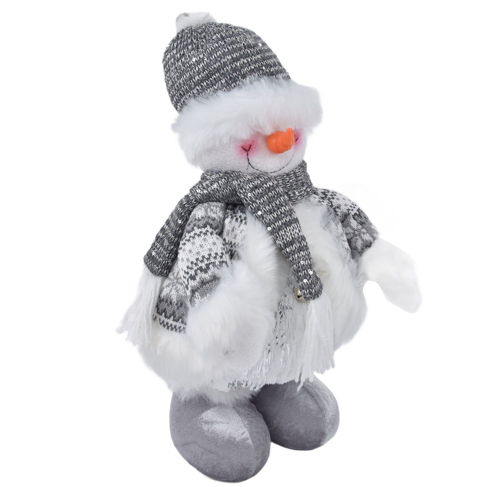 Retractable Snowman Dolls Christmas Ornaments Christmas Snowman Toy for Gifts view 4