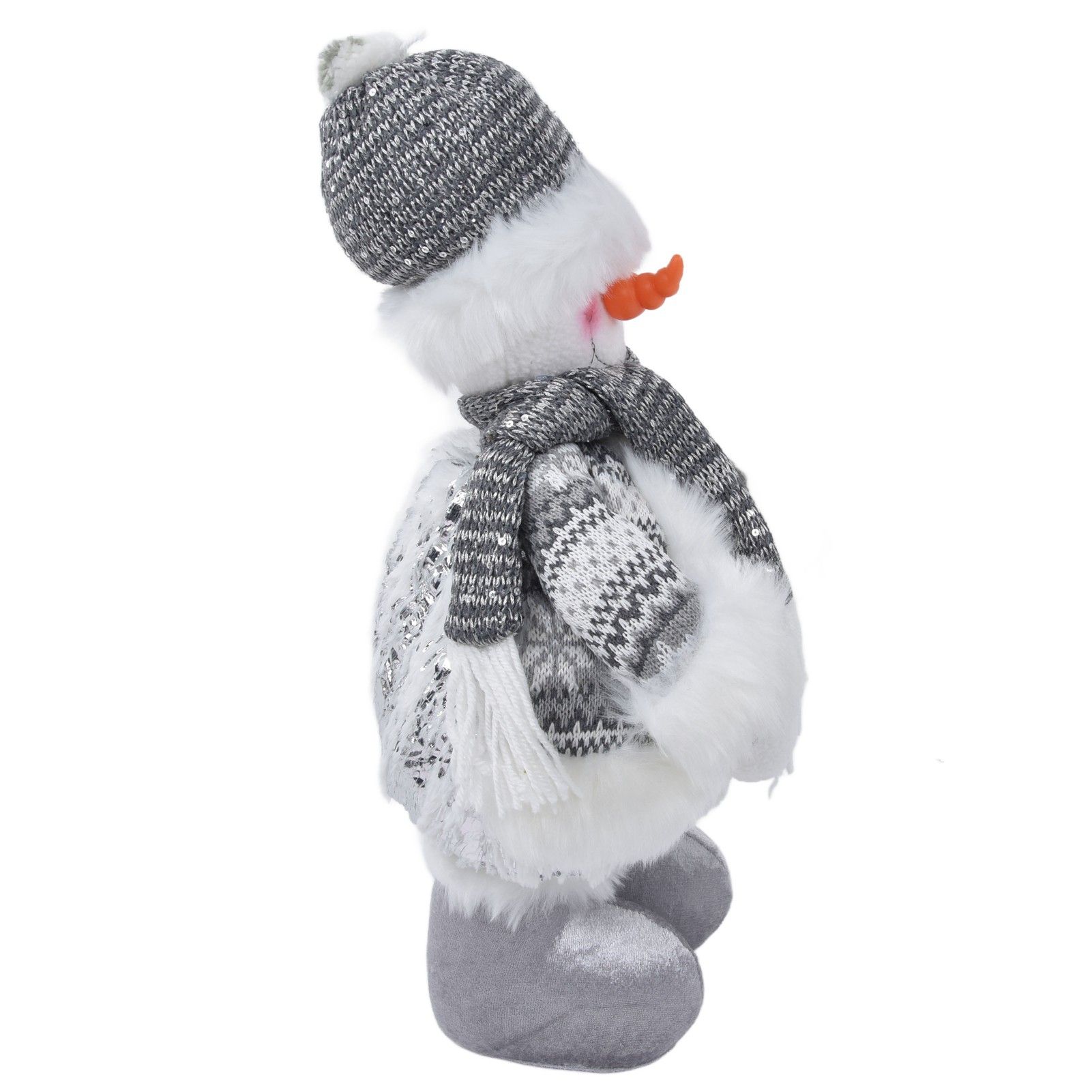 Retractable Snowman Dolls Christmas Ornaments Christmas Snowman Toy for Gifts view 5