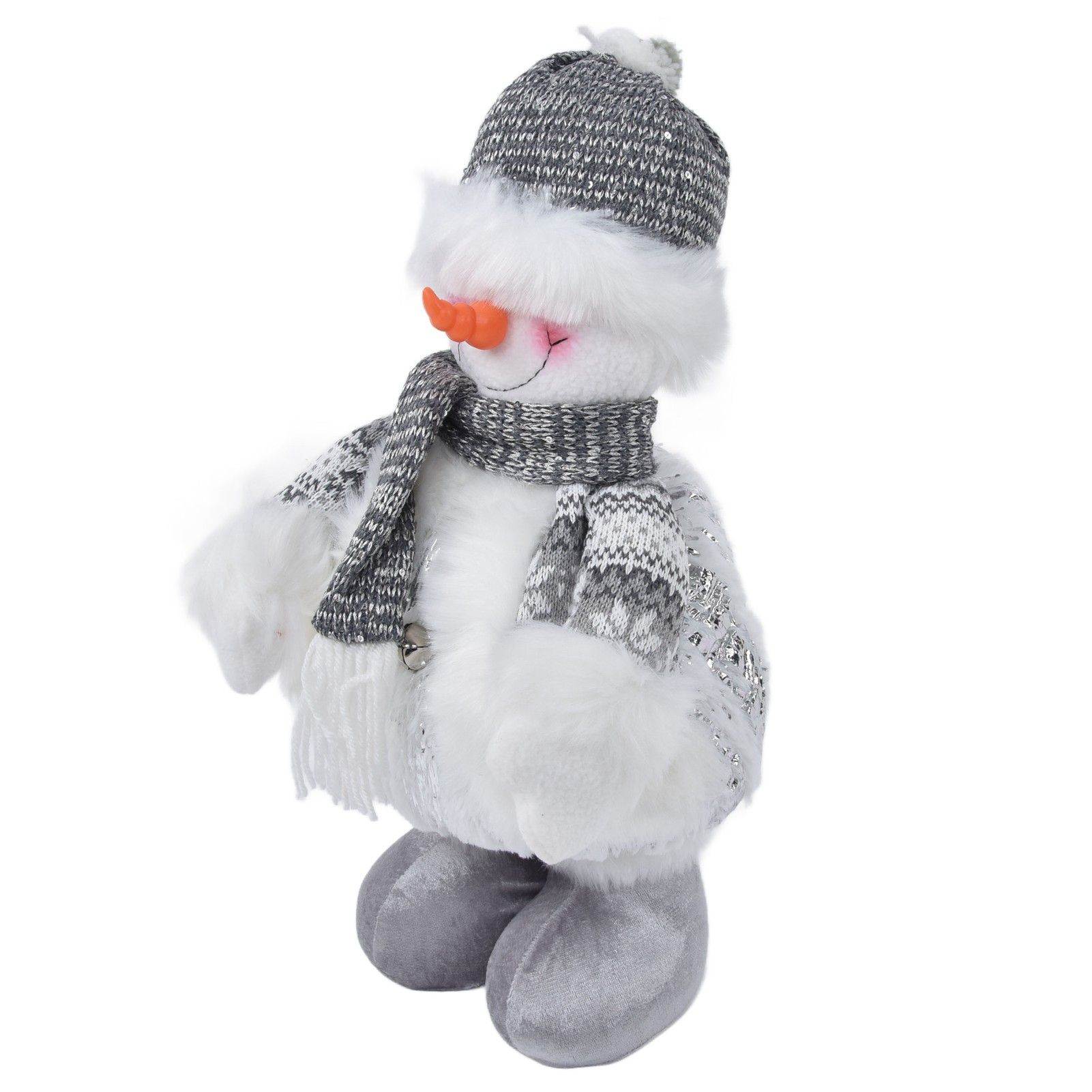 Retractable Snowman Dolls Christmas Ornaments Christmas Snowman Toy for Gifts view 9