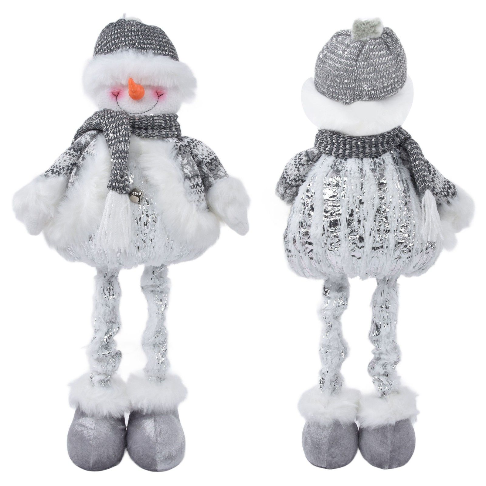 Retractable Snowman Dolls Christmas Ornaments Christmas Snowman Toy for Gifts view 10