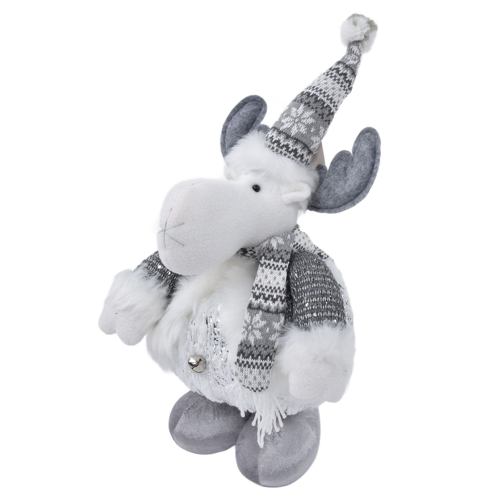 Retractable Christmas Elk Doll Polyester Christmas Ornament Gift Festival view 2